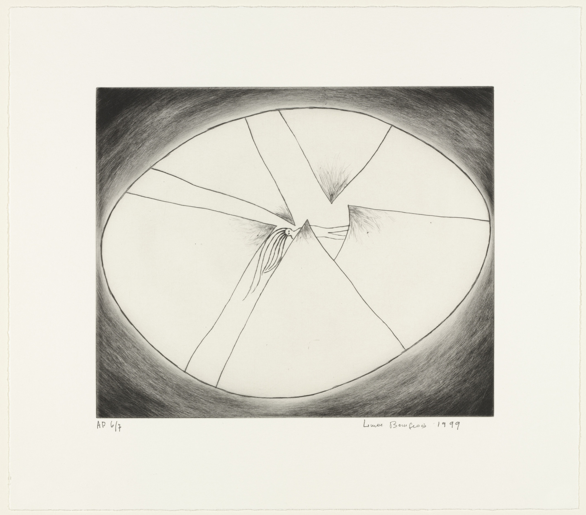 Louise Bourgeois. Please Hang in There, state IV of IV