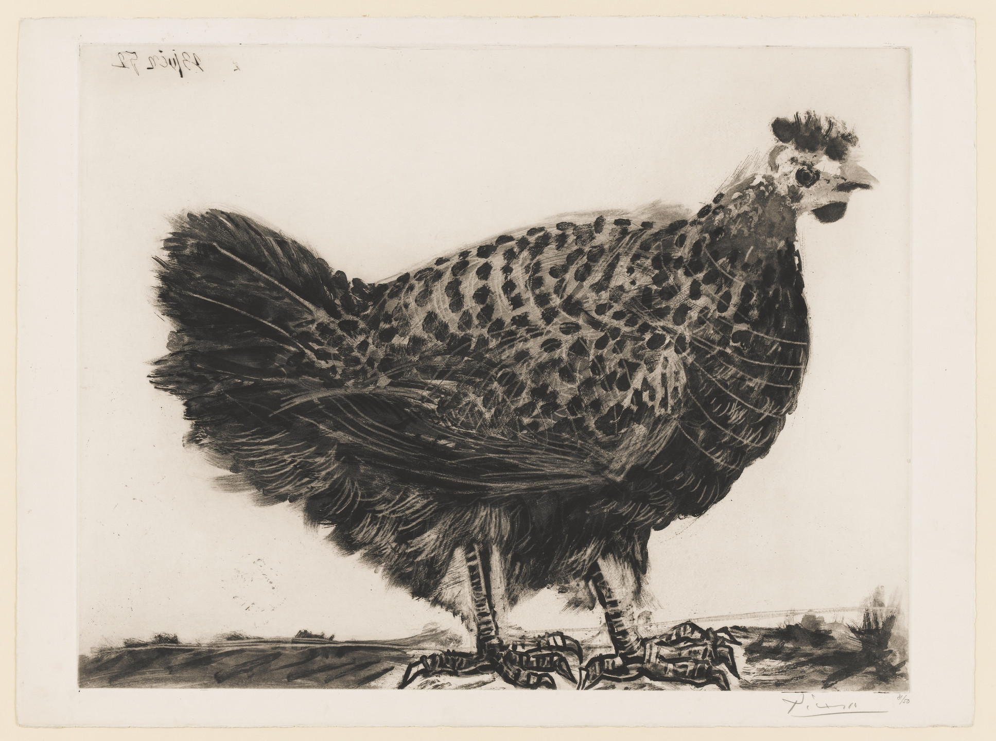 Pablo Picasso. The Hen (La Poule). 1952