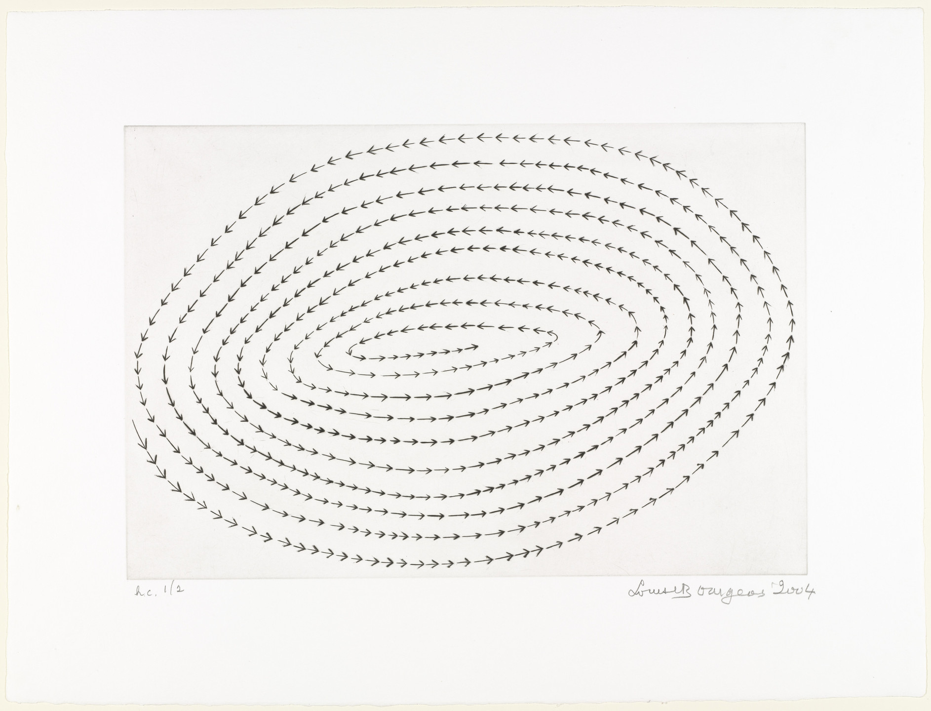Louise Bourgeois. Spiraling Arrows. 2004