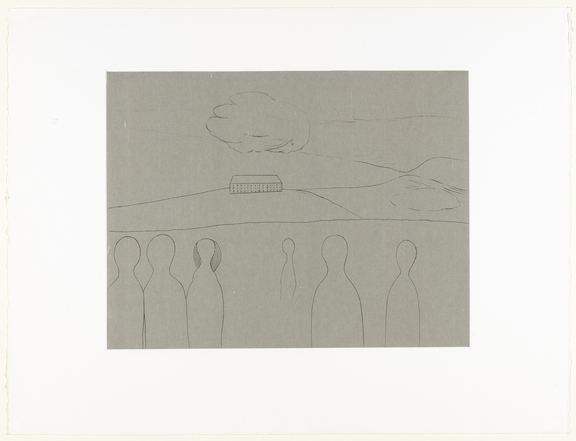 Louise Bourgeois. Institution, version 2 of 2, only state, variant