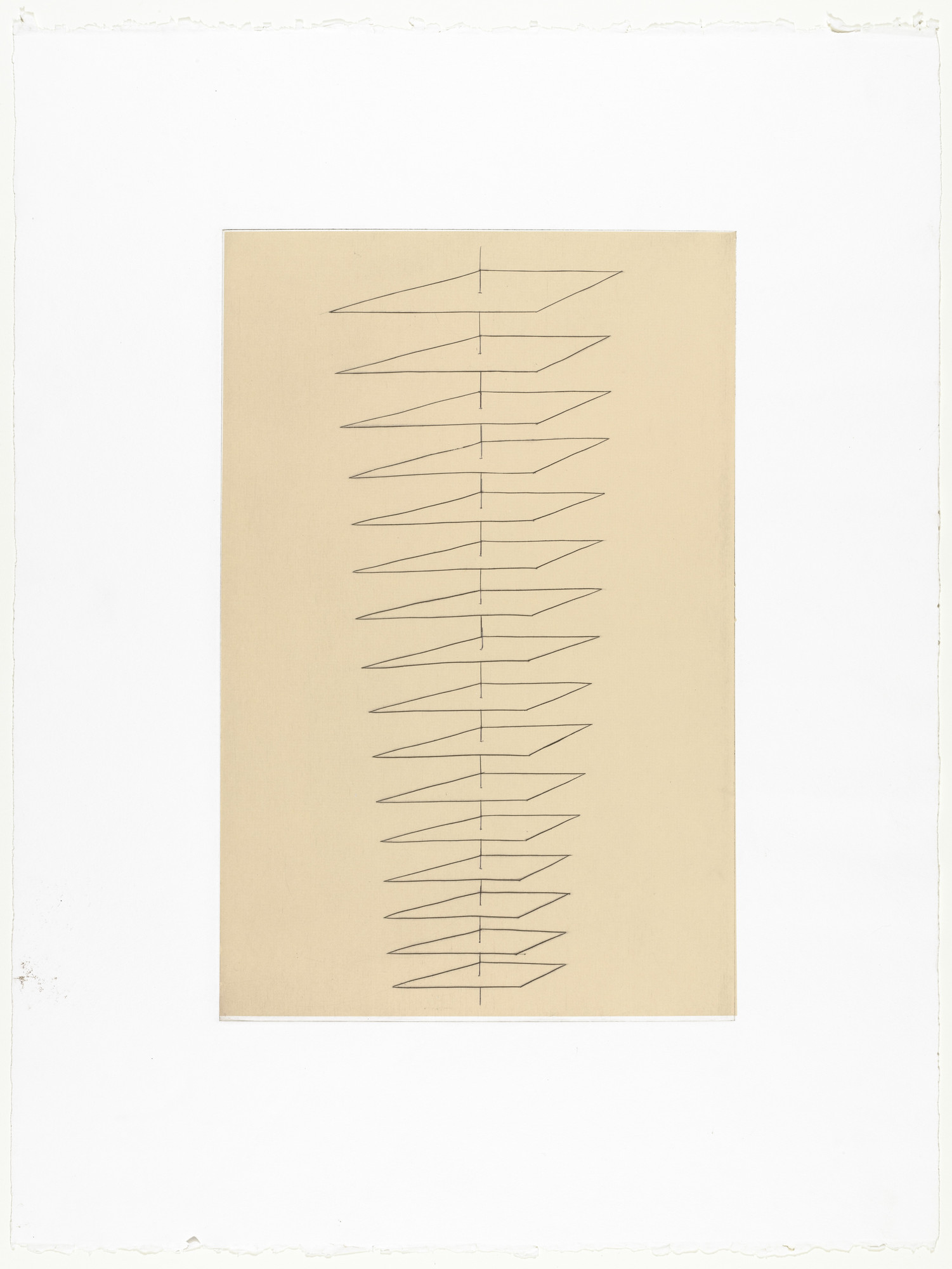 Louise Bourgeois. Untitled, plate 4 of 8, state I of III, variant, from the puritan