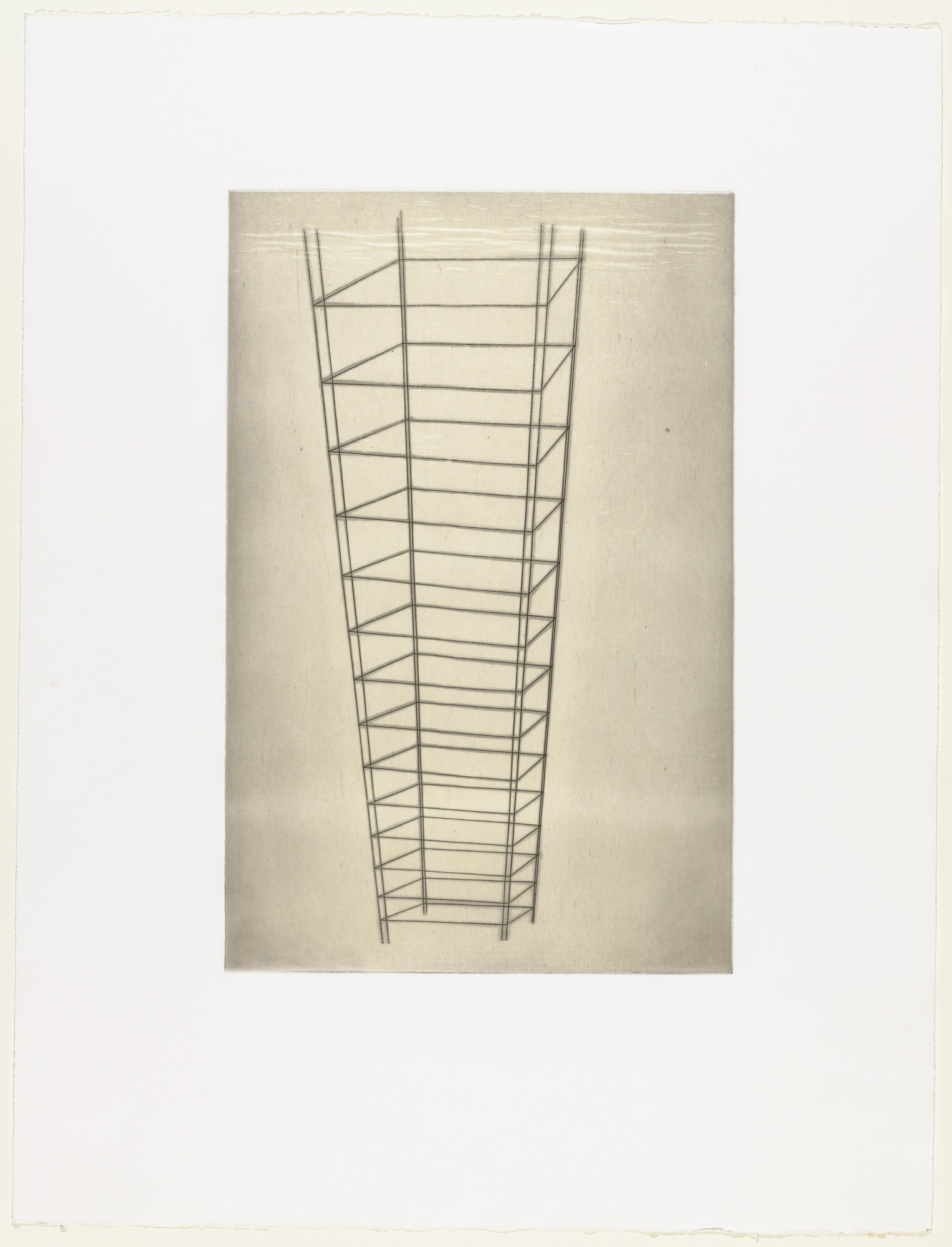 Louise Bourgeois. Untitled, plate 2 of 8, version 2 of 3, only state, variant, from the puritan
