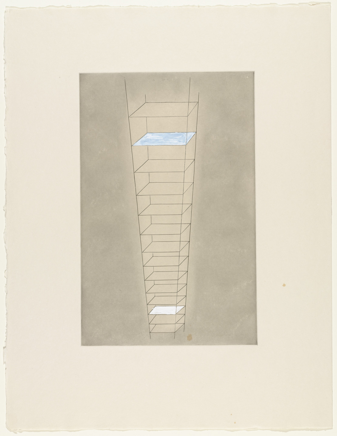 Louise Bourgeois. Untitled, plate 2 of 8, from the puritan. 1990