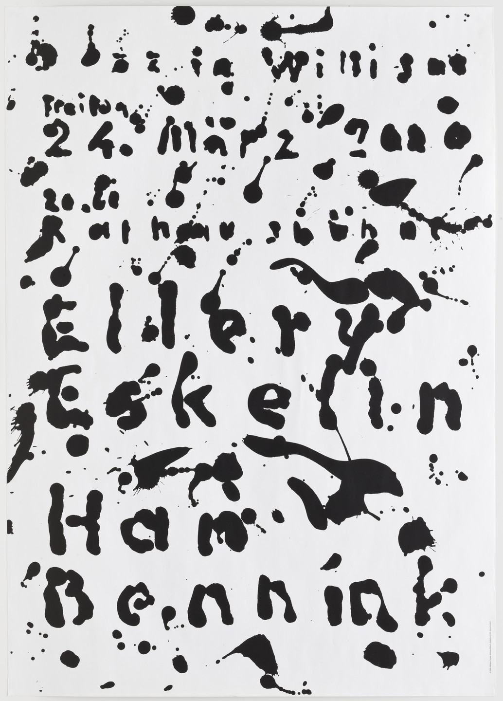 Niklaus Troxler. Jazz in Willisau:, Eskelin-Bennink. 2000