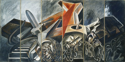 José Clemente Orozco. Dive Bomber and Tank. 1940