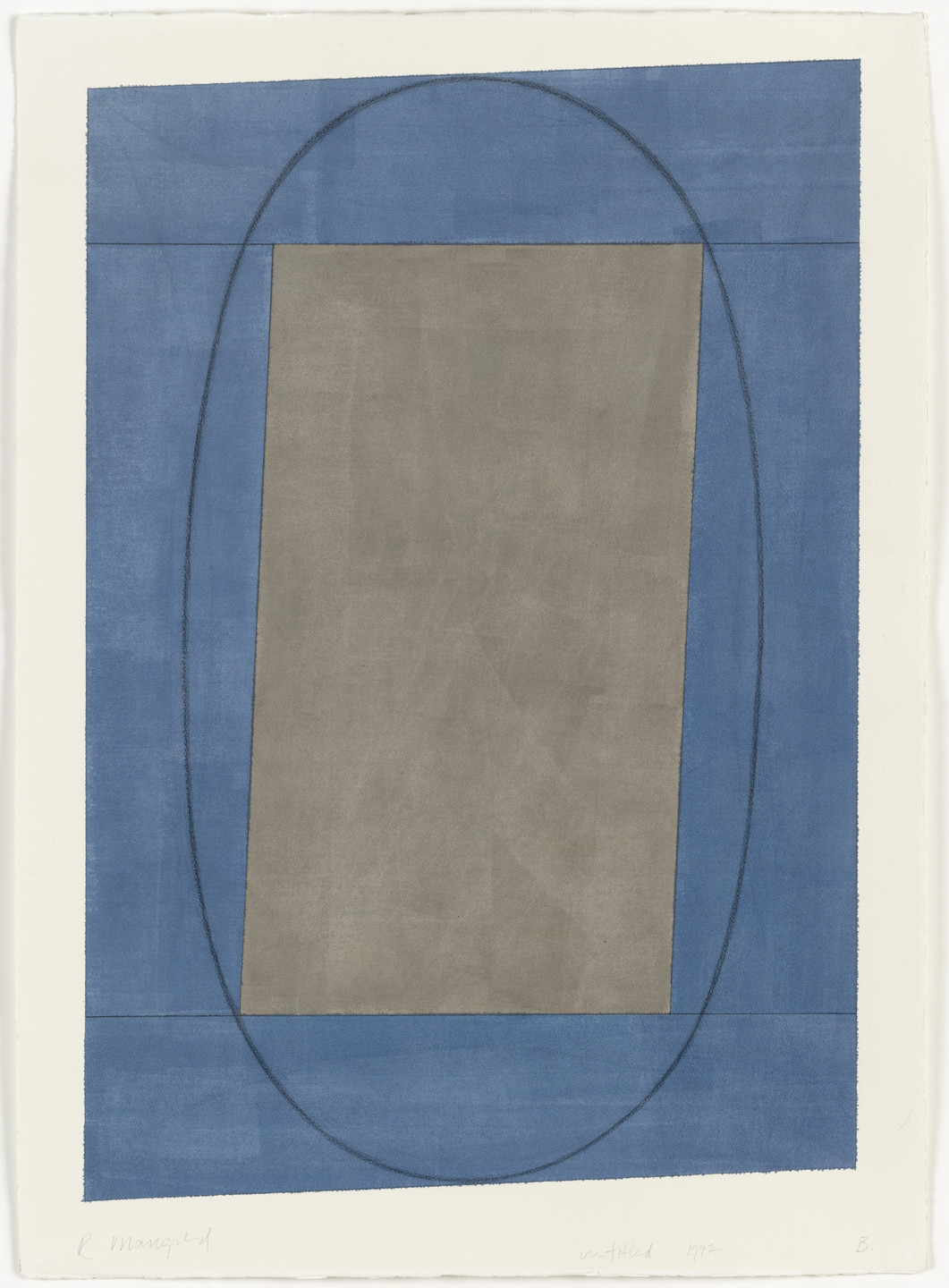 Robert Mangold. Untitled. 1992