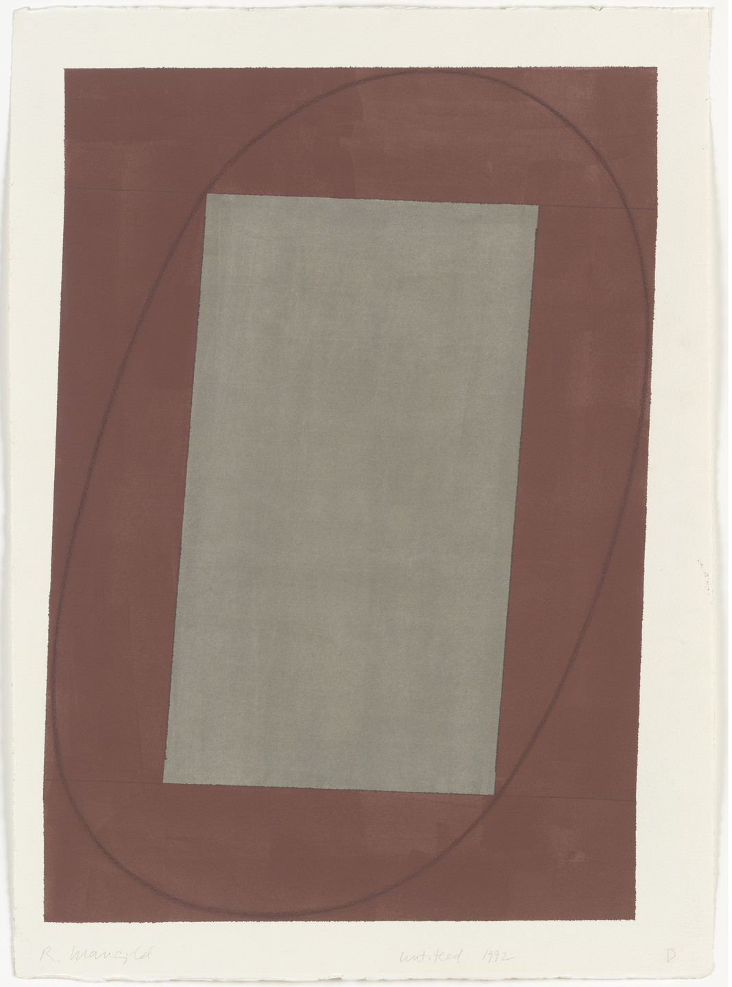 Robert Mangold. Untitled. 1992