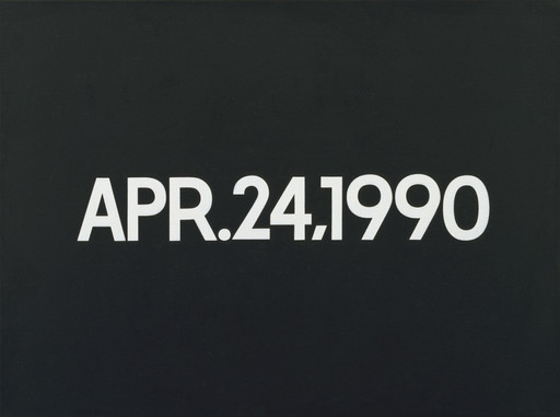 On Kawara. APR. 24, 1990. 1990