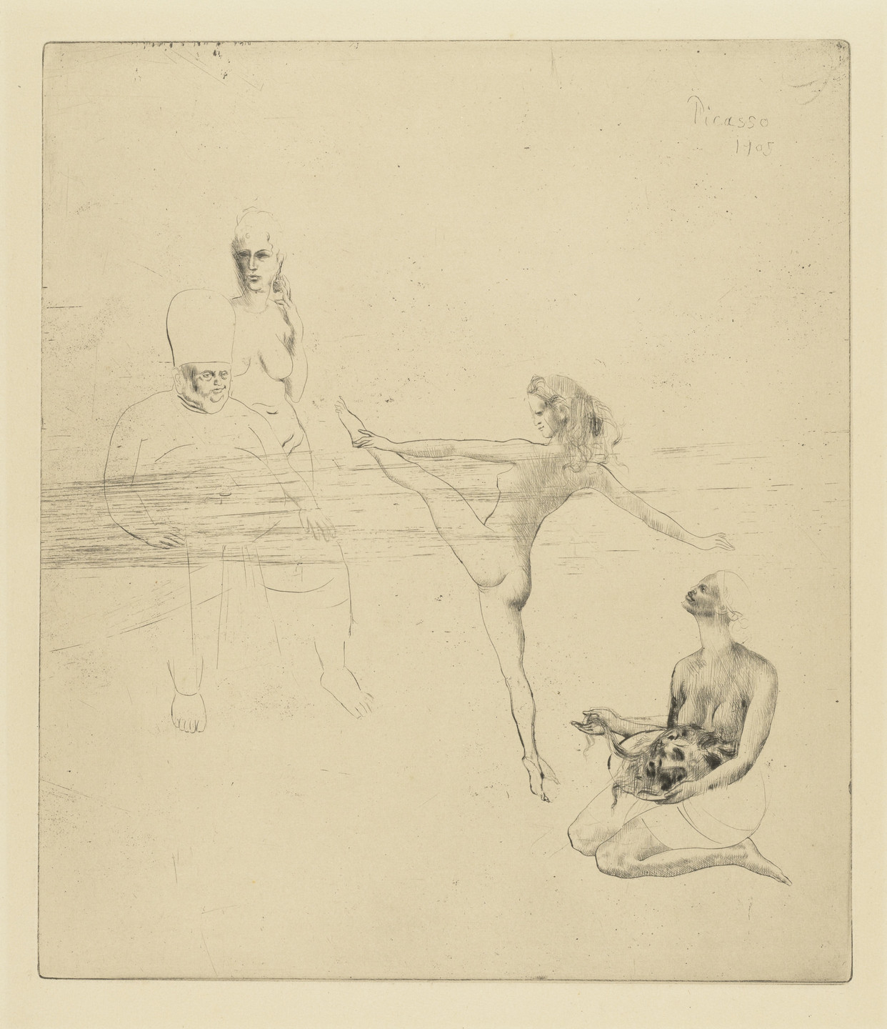 Pablo Picasso. Salomé from the Saltimbanques series. 1905, published 1913