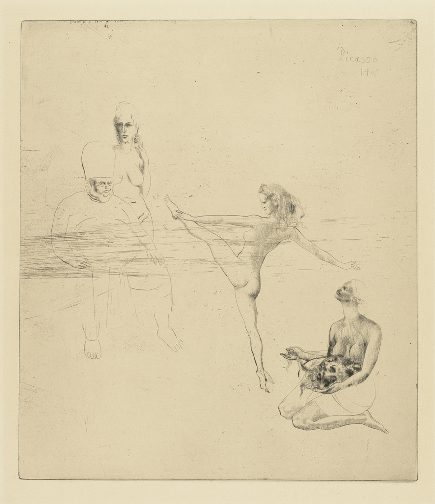 Salomé from the Saltimbanques series, Pablo Picasso, 1905, published 1913