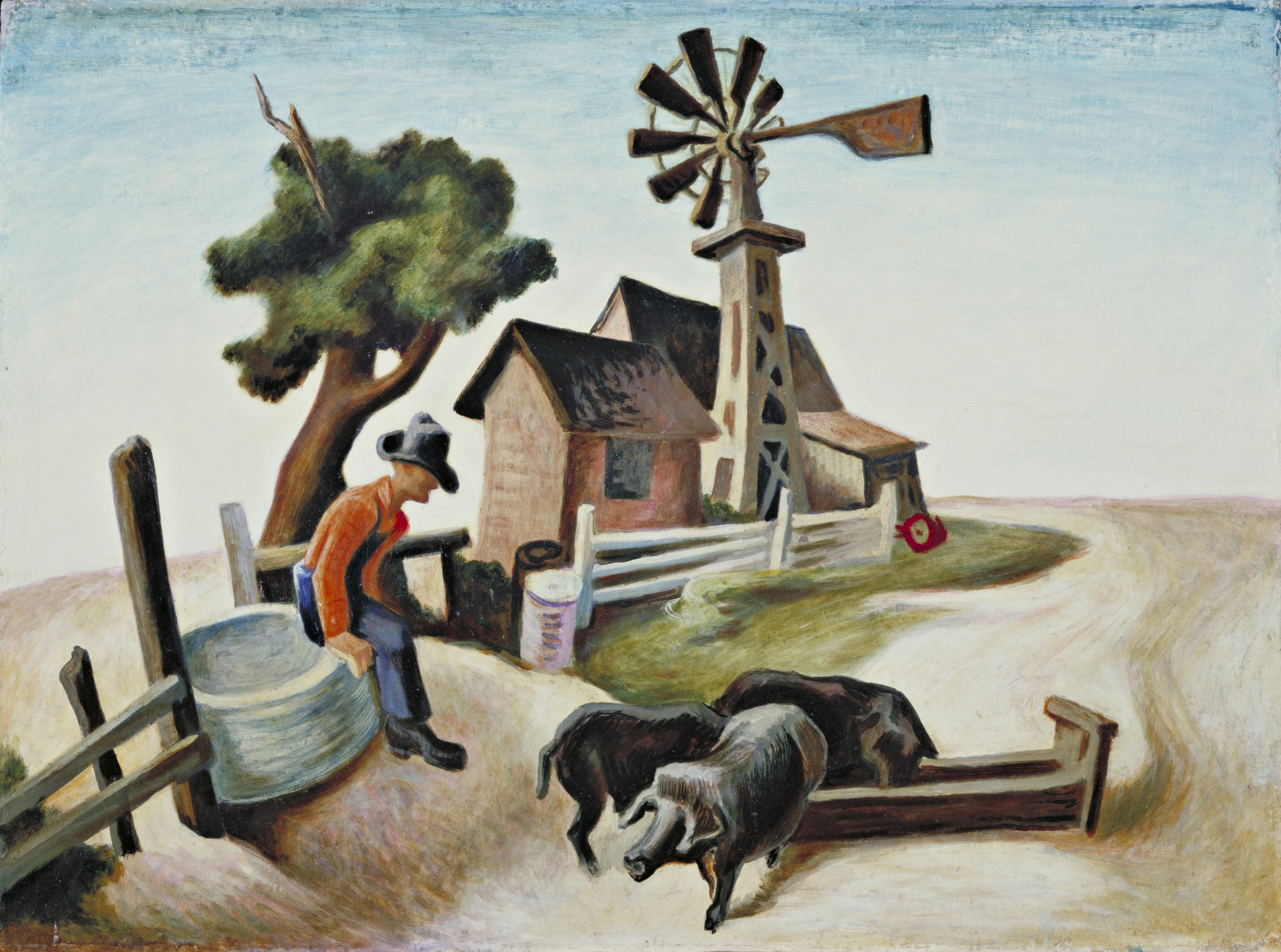 Thomas Hart Benton. Homestead. 1934