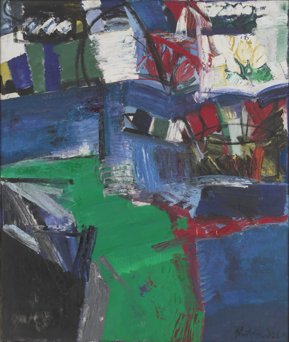 Grace Hartigan. Shinnecock Canal. 1957