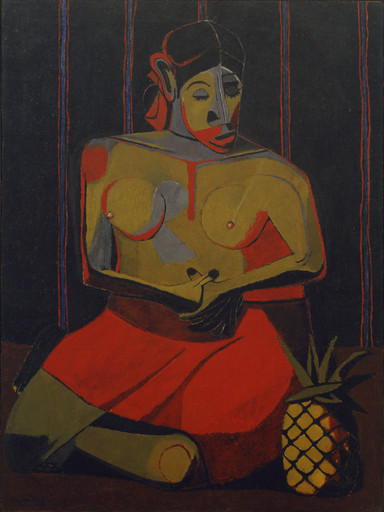 Woman with Pineapple
