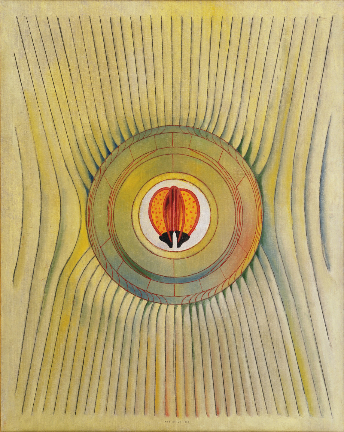Max Ernst. The Blind Swimmer (Nageur aveugle). 1934
