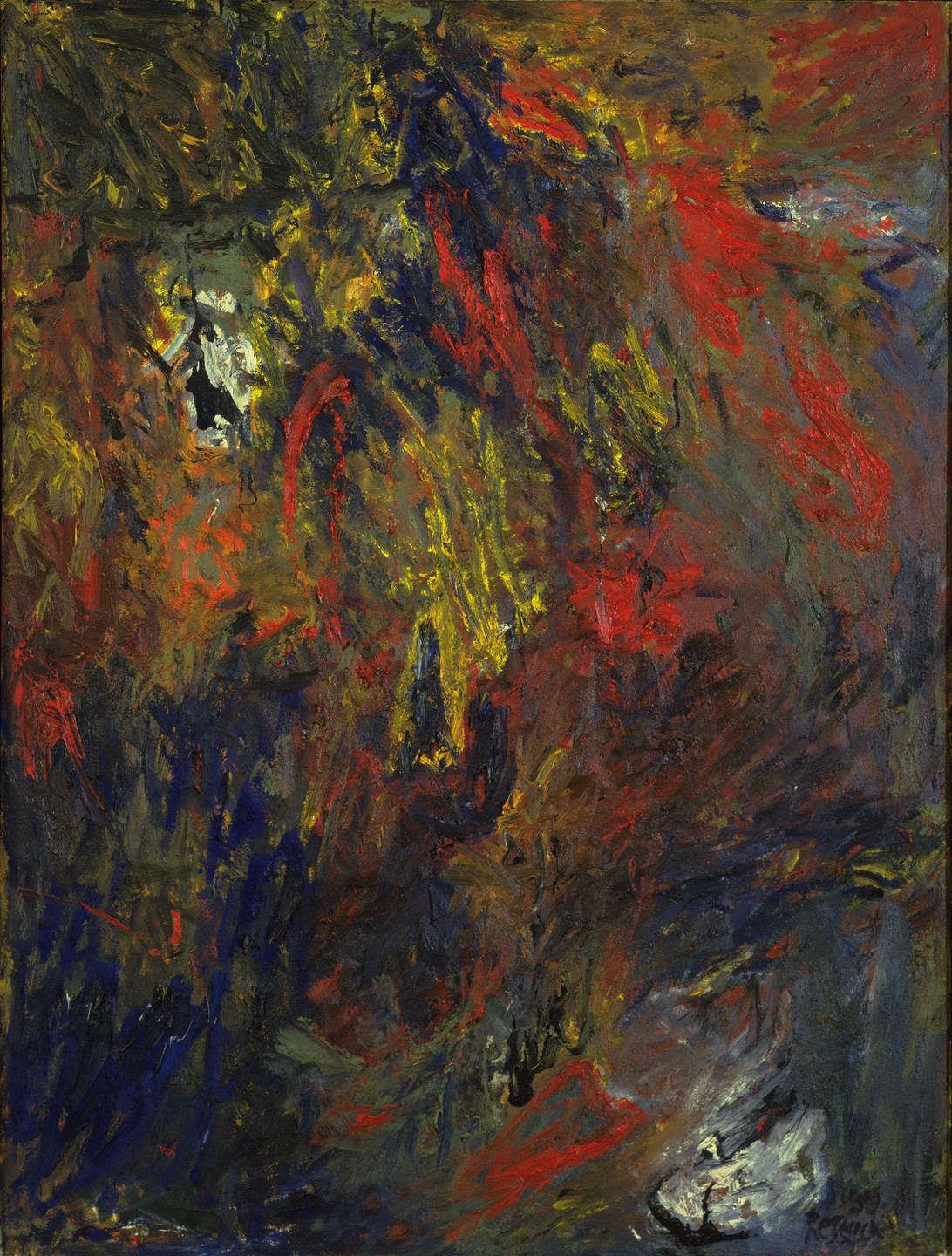 Milton Resnick. Burning Bush. 1959