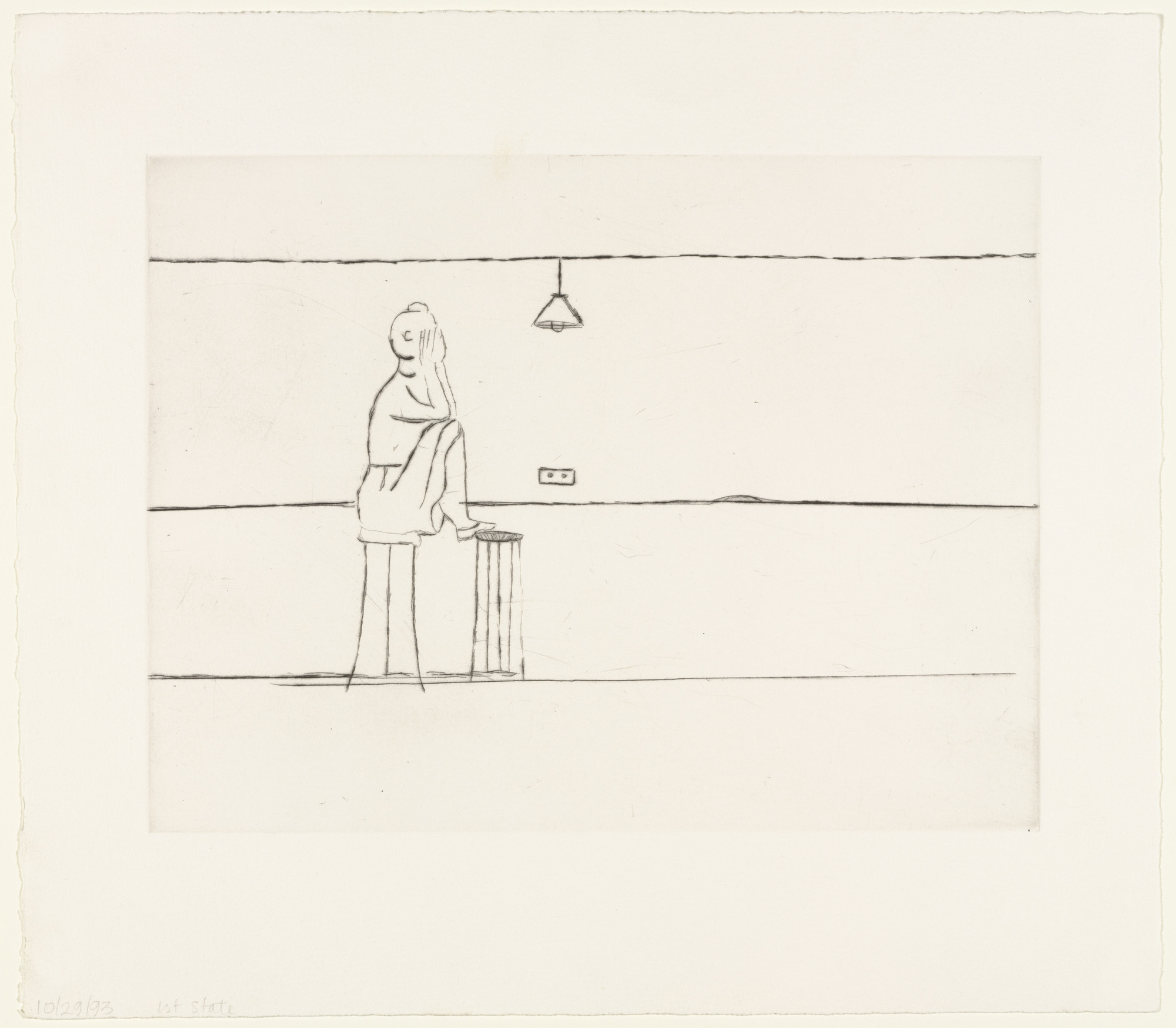Louise Bourgeois. Empty Nest, state I of III, from the portfolio, Autobiographical Series