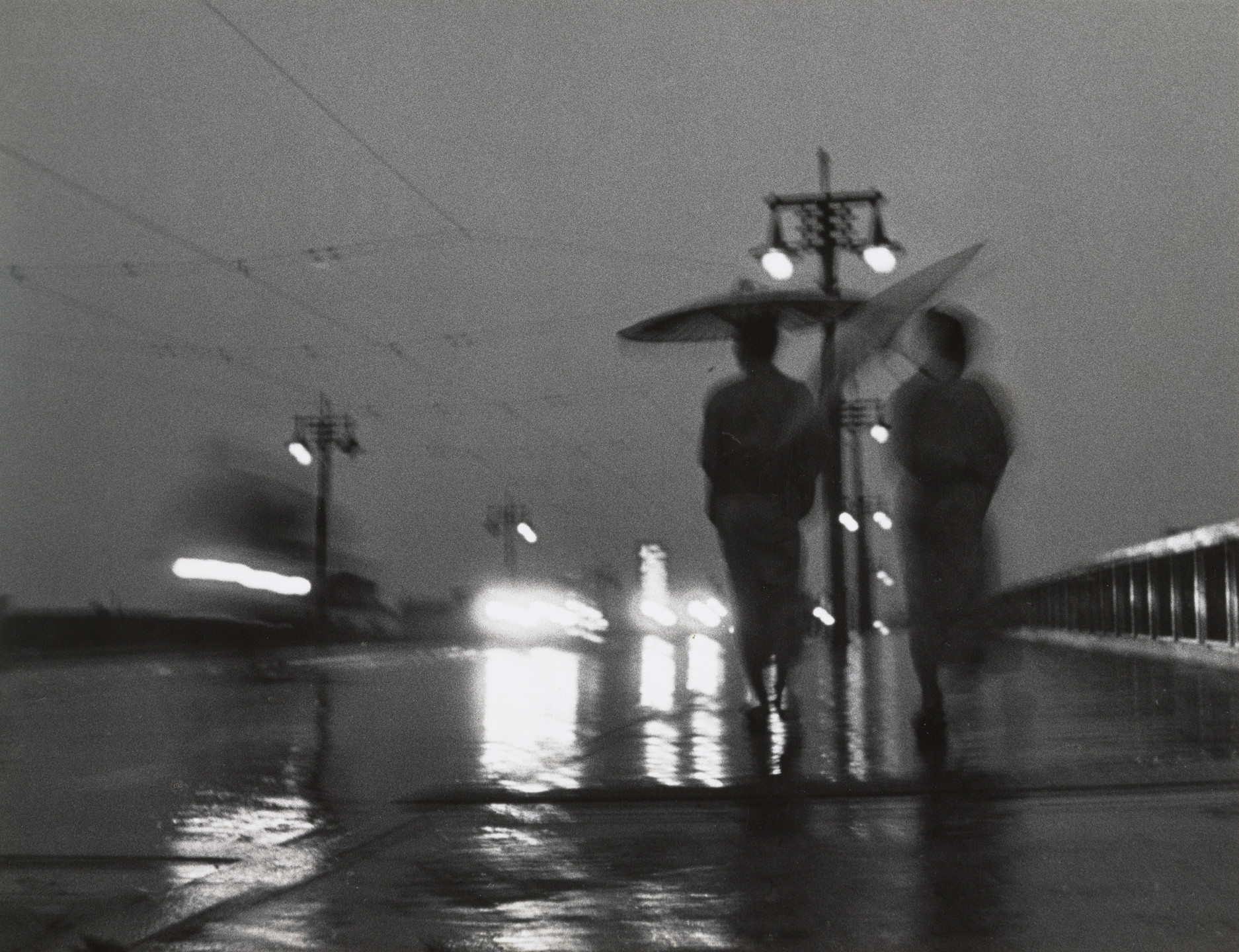 Gen Otsuka. Reflection in Rain. 1900-59