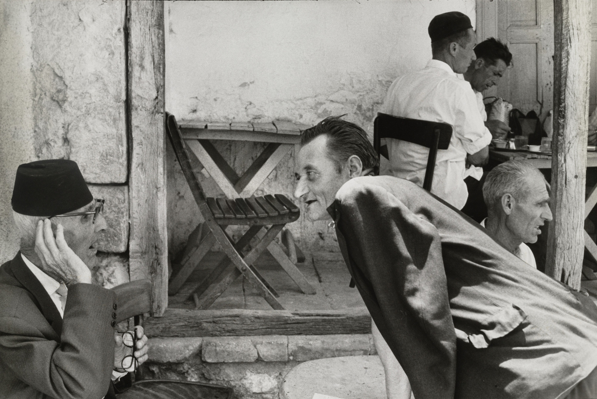 Henri Cartier-Bresson. Turkish Coffee Shop, Mostar, Bosnia and Herzegovina. 1965