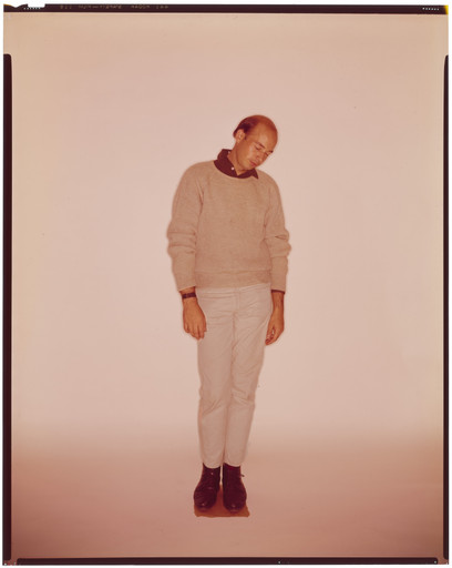 Design concept on test photo using a stand-in for Muhammad Ali for Esquire April 1968 cover