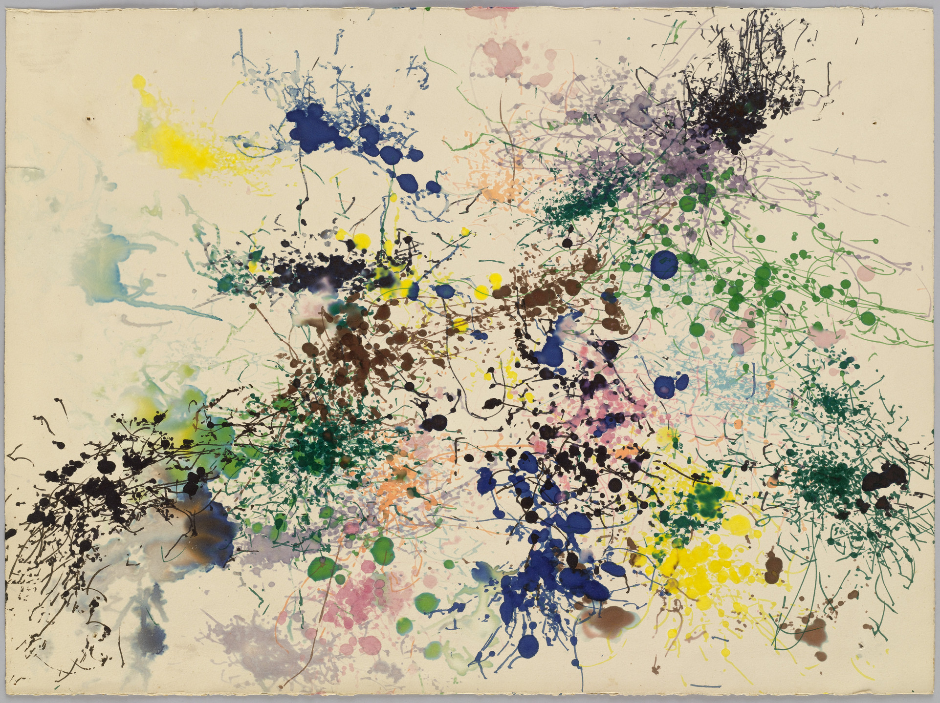 Robert Watts. Untitled (from the series "Tree Wind Paintings"). (1983-84)