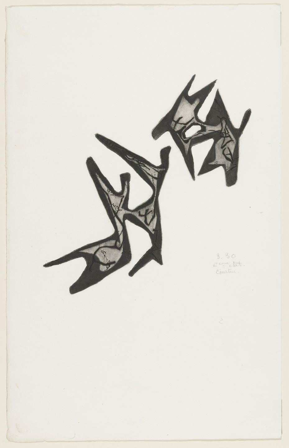 Pierre Courtin. Leaves in September (Les feuilles en septembre). 1947
