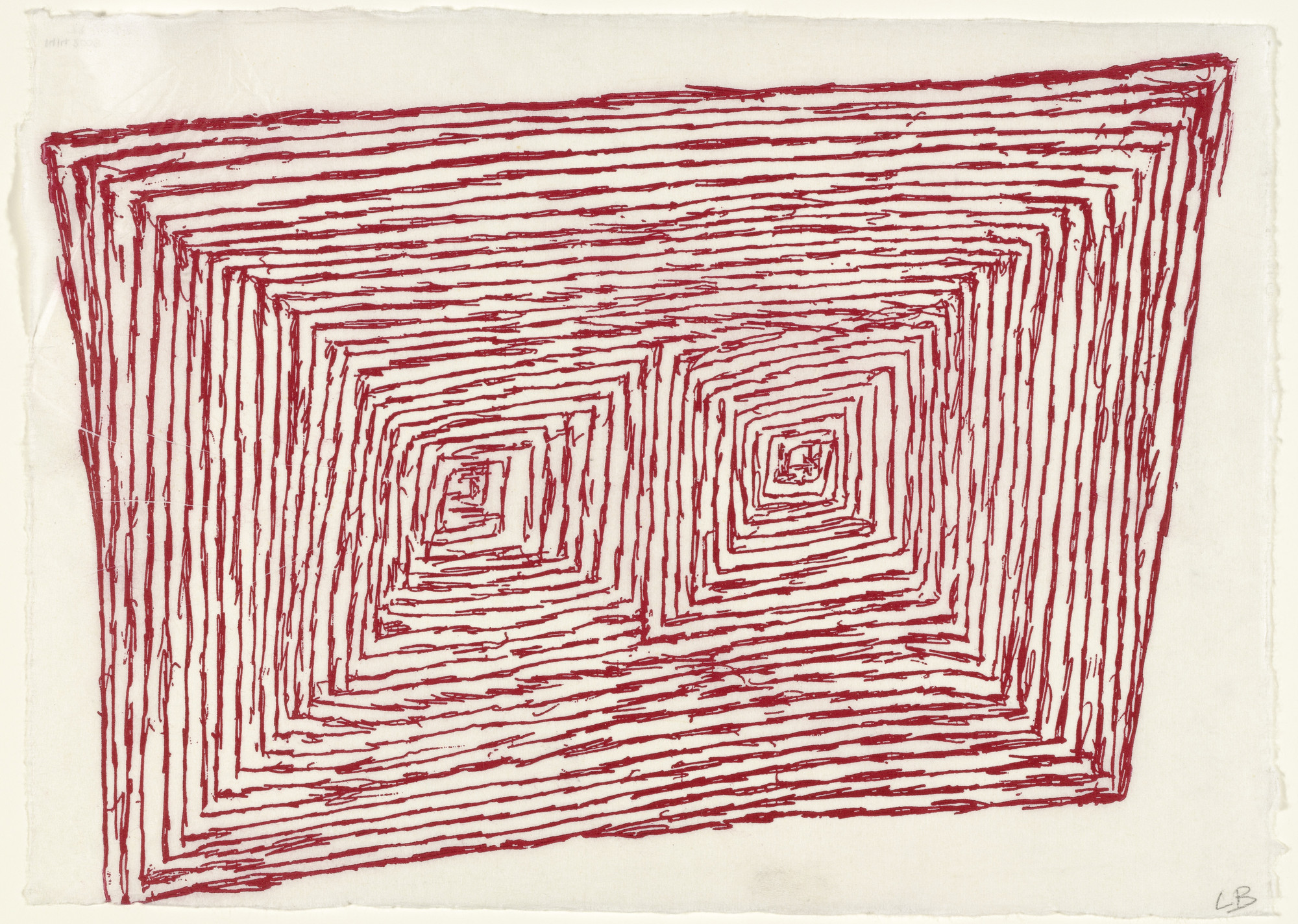 Louise Bourgeois. Has the Day Invaded the Night, or Has the Night Invaded the Day?, no. 5 of 9, component A, version 1 of 2, only state, from the series, What Is the Shape of This Problem?