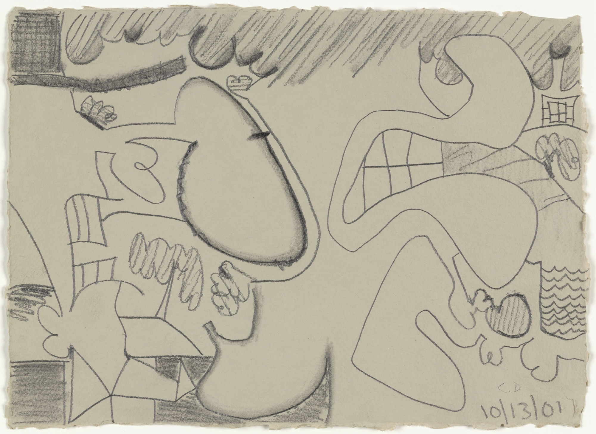 Carroll Dunham. Untitled