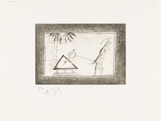 Triangle and Sun from the series Canto Inferno