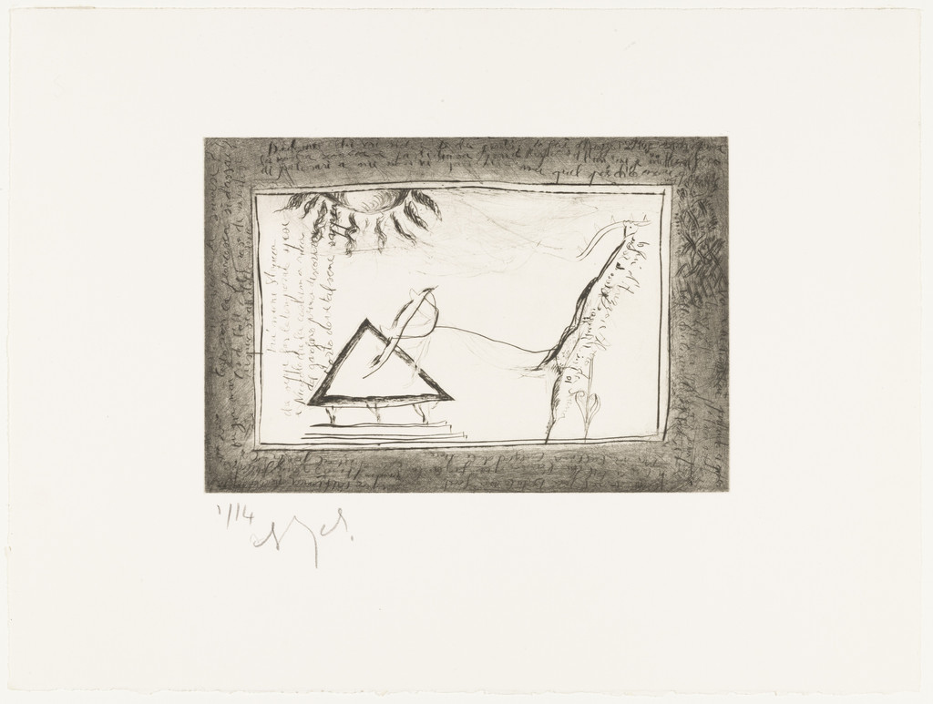 Triangle and Sun from the series Canto Inferno