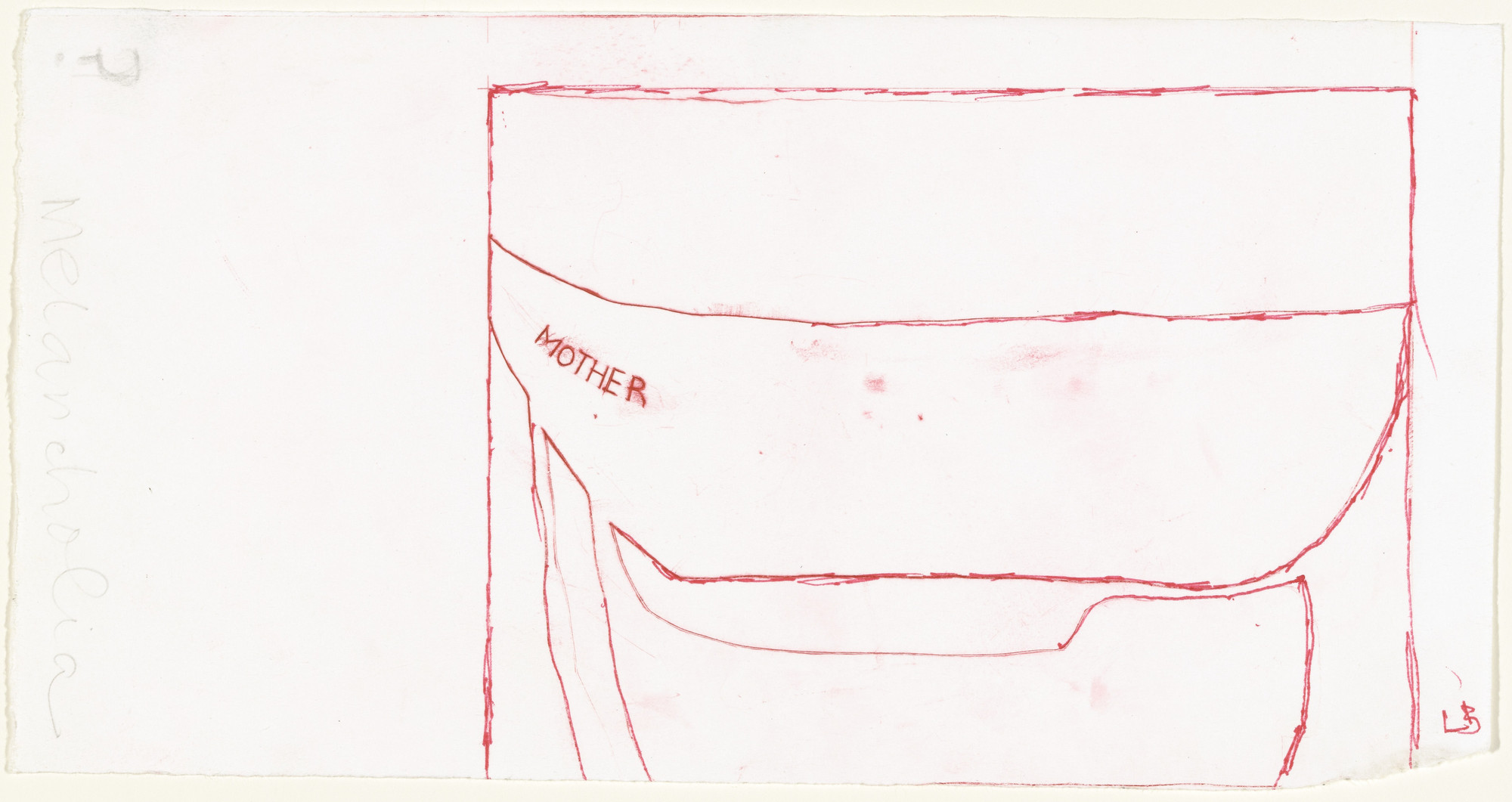 Louise Bourgeois. Barges, version 2 of 2, state III of III