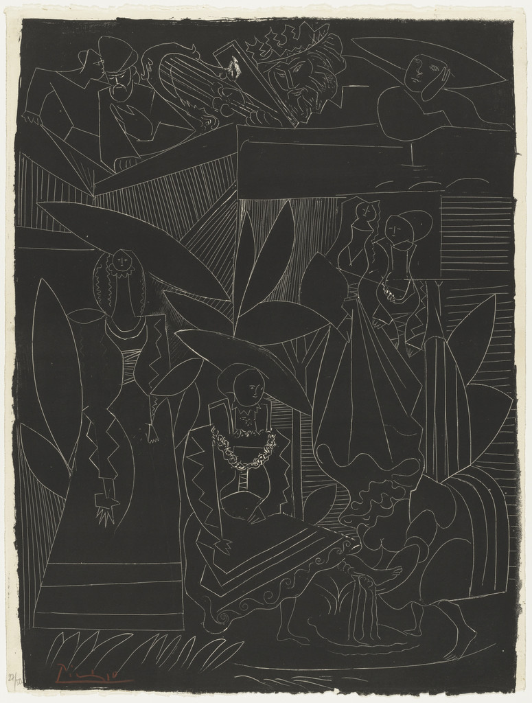 David and Bathsheba, after Lucas Cranach (David et Bethsabée, d'après Lucas Cranach)