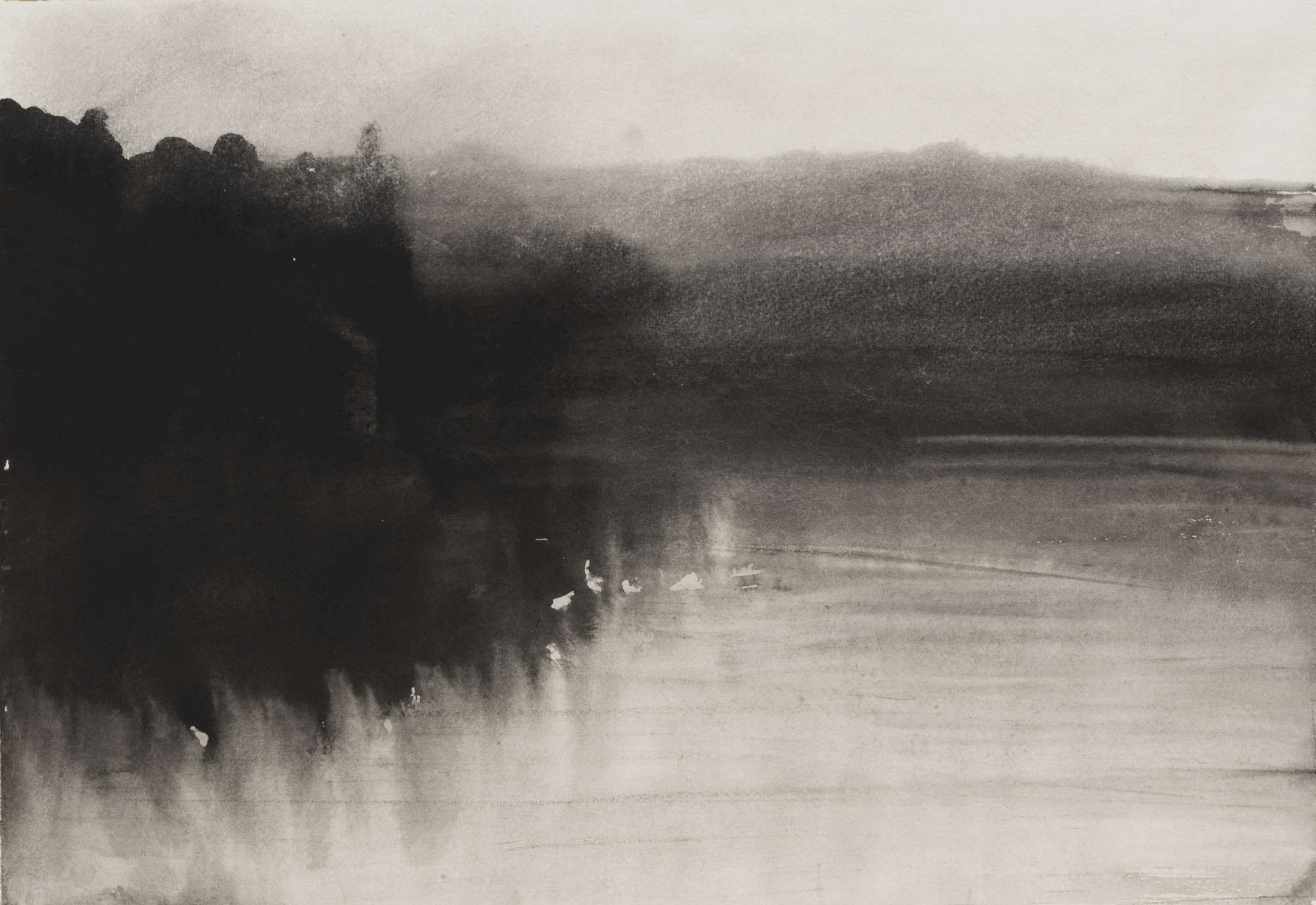 Ellen Phelan. Sunset from Loon Lake: Eleven Drawings. 1983