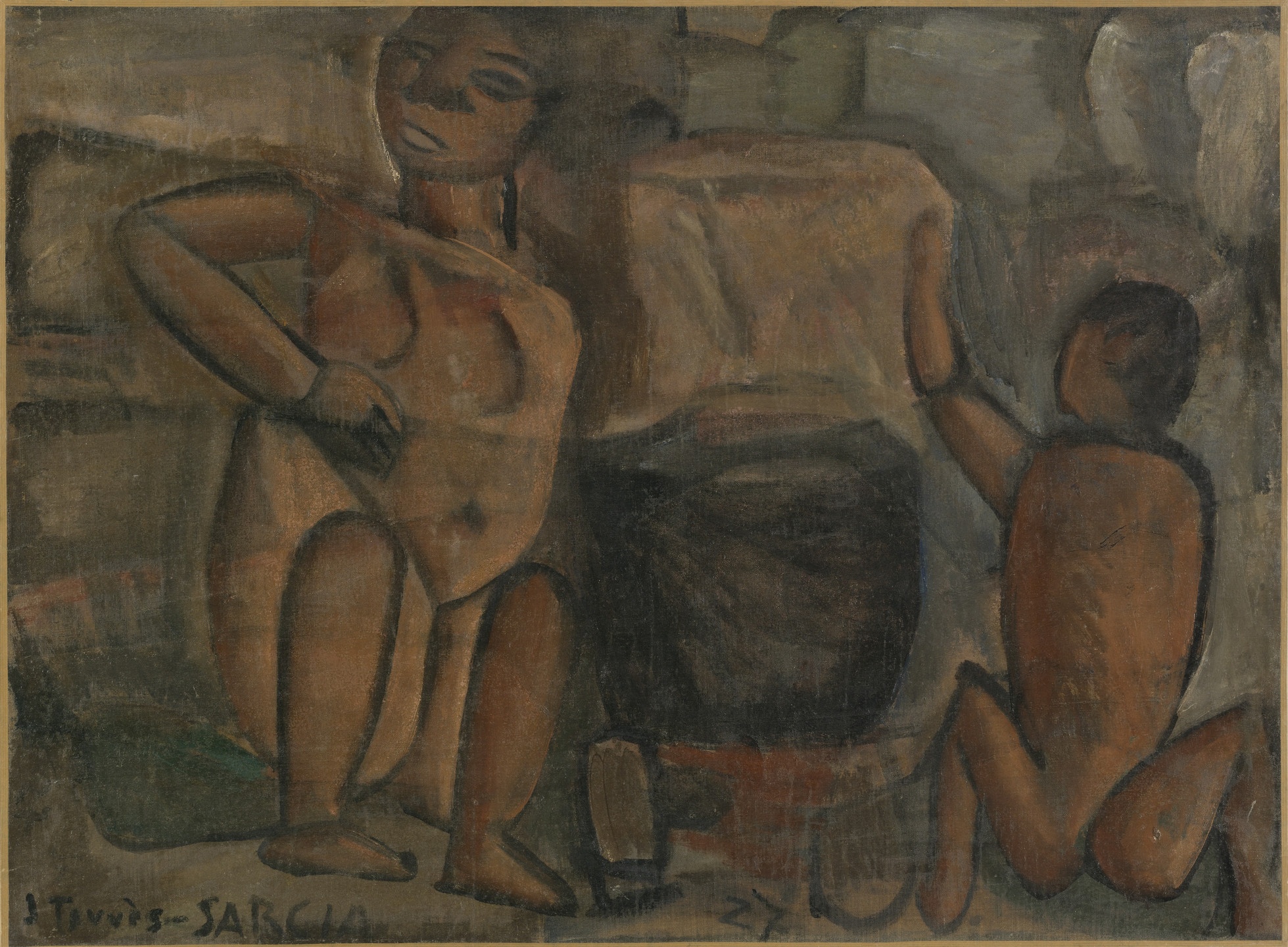 Joaquín Torres-García. Untitled (Figures). 1927