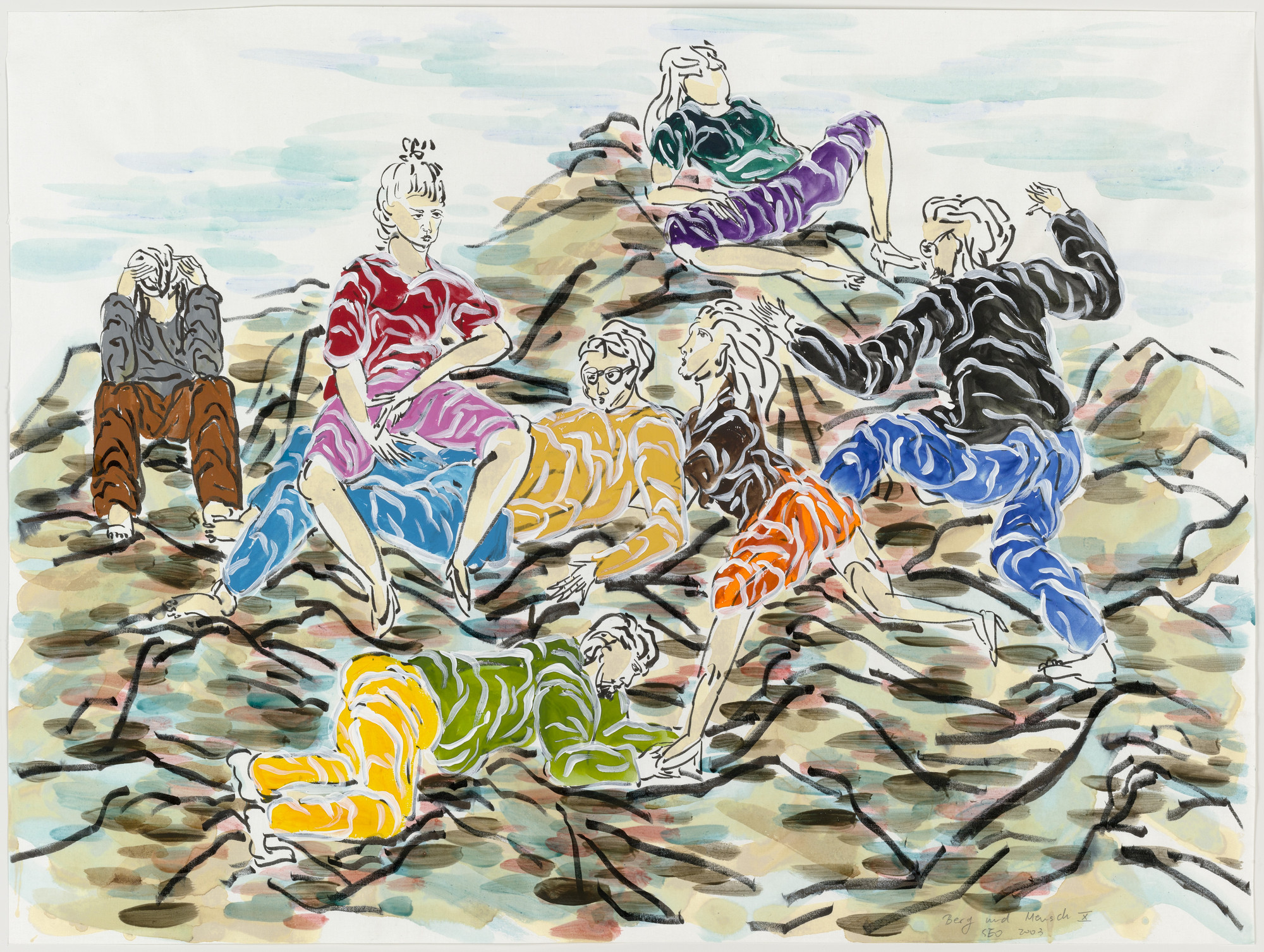 SEO (Seo Soo-Kyoung). Berg und Mensch X