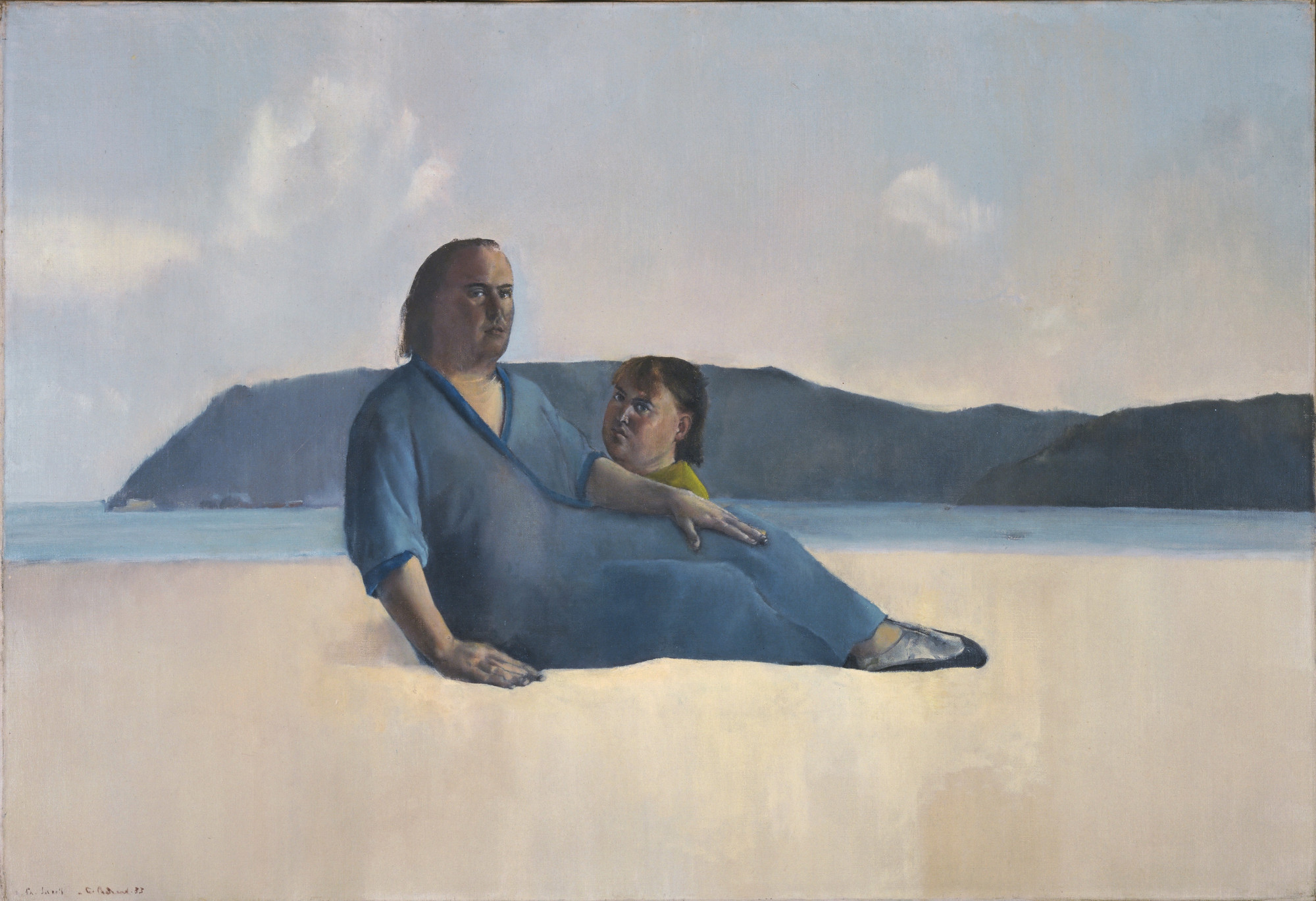 Christian Bérard. On the Beach (Double Self-Portrait). 1933