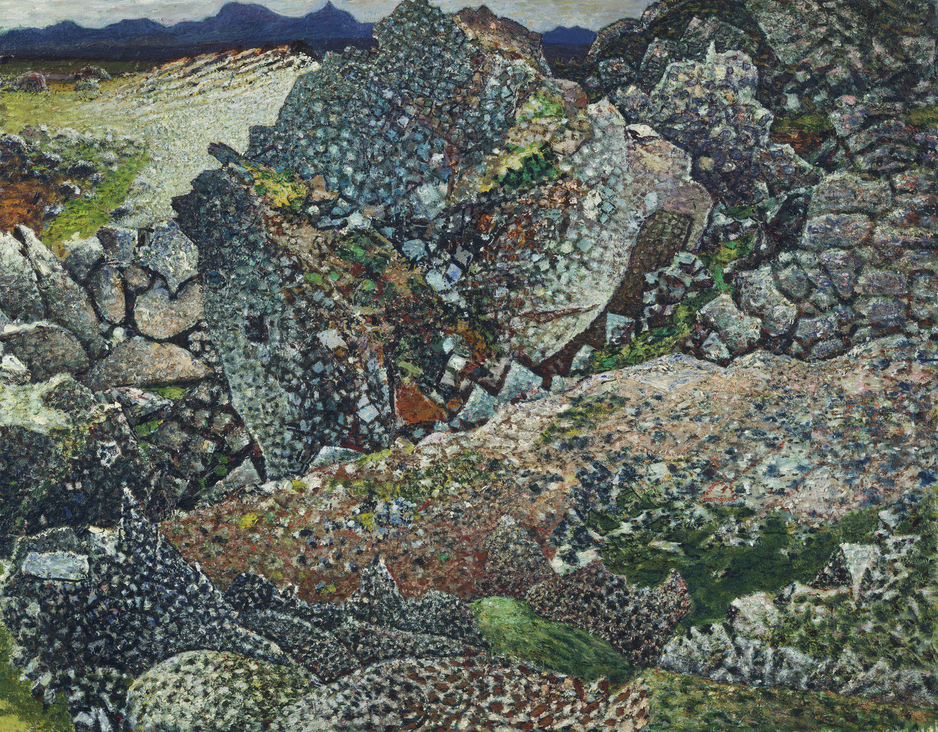 Jóhannes Sveinsson Kjarval. Lava at Bessastadir. 1947-54
