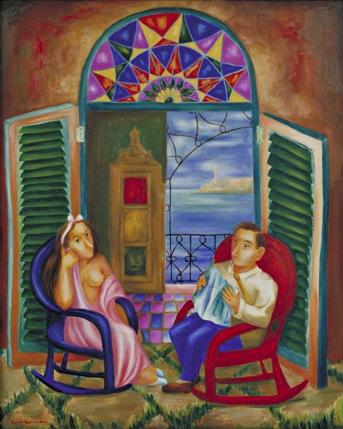 Cundo Bermúdez. The Balcony. 1941
