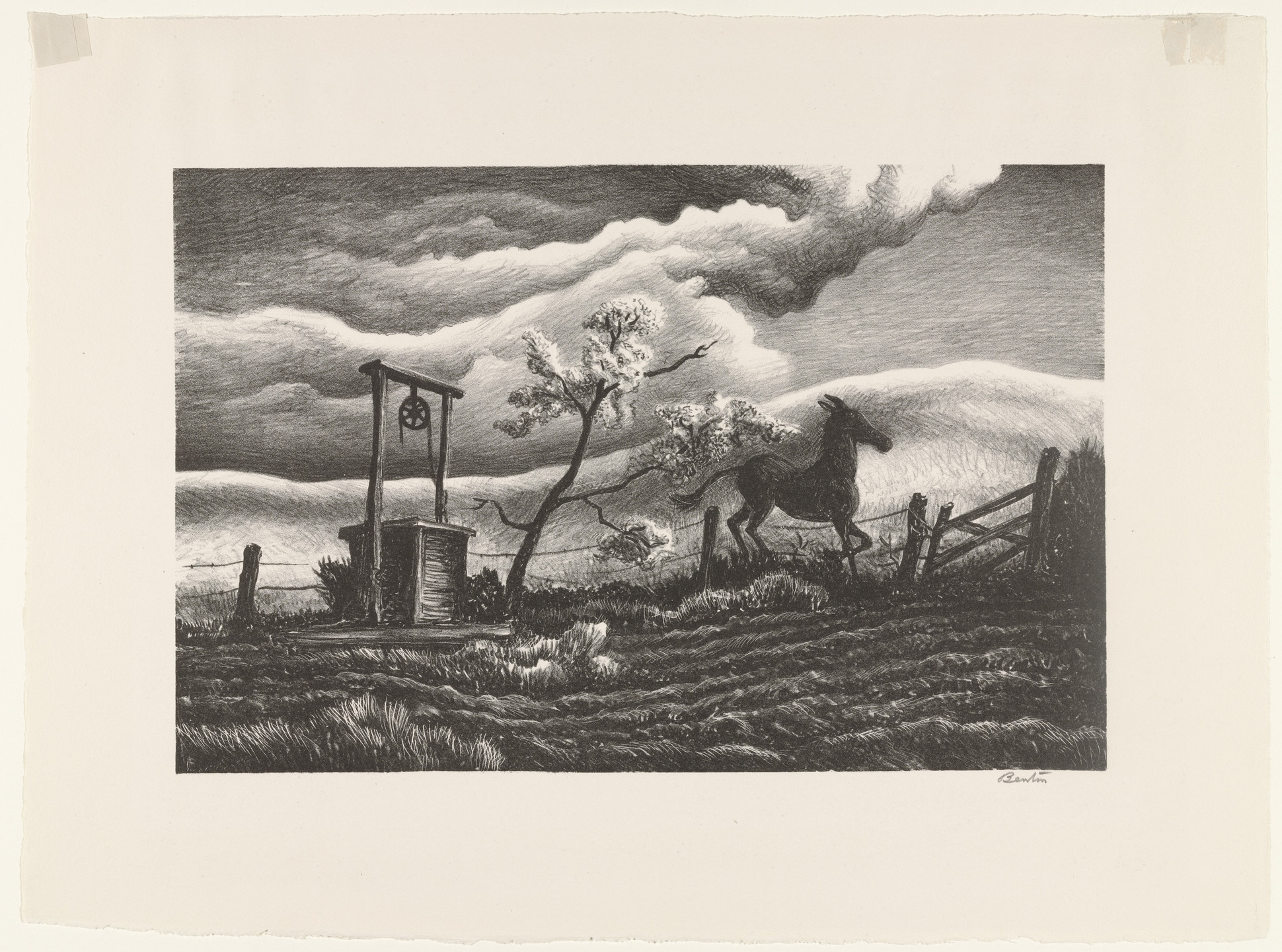 Thomas Hart Benton. Frisky Day. (1939)