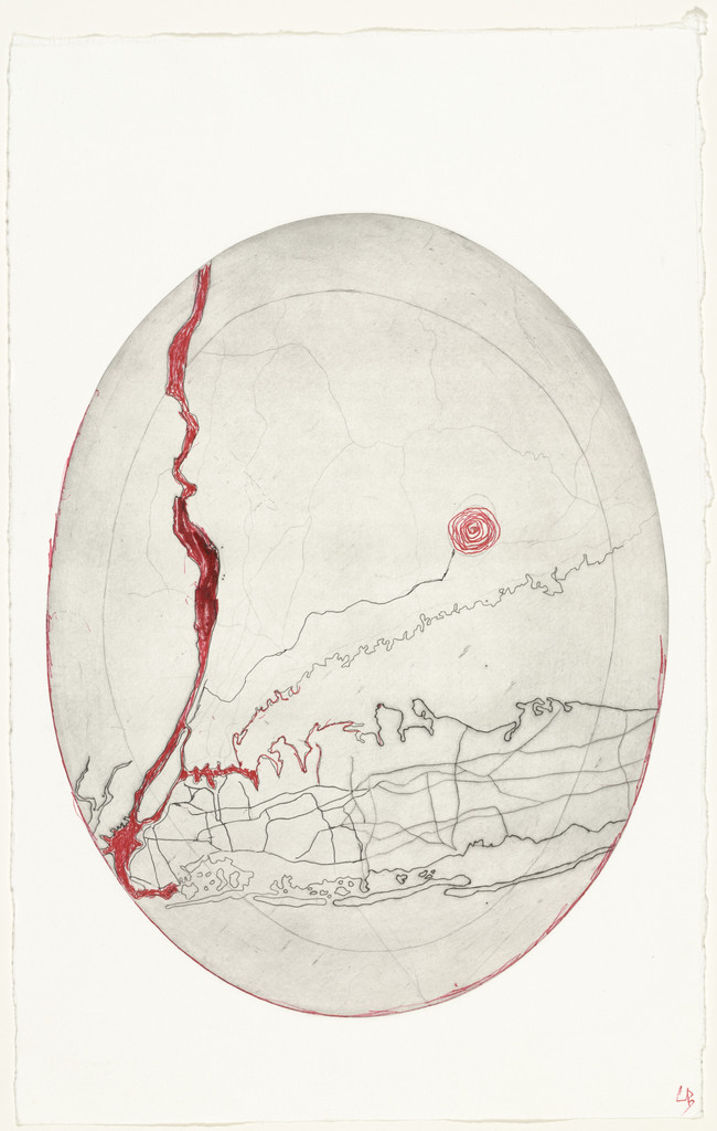 Map of Connecticut and Long Island