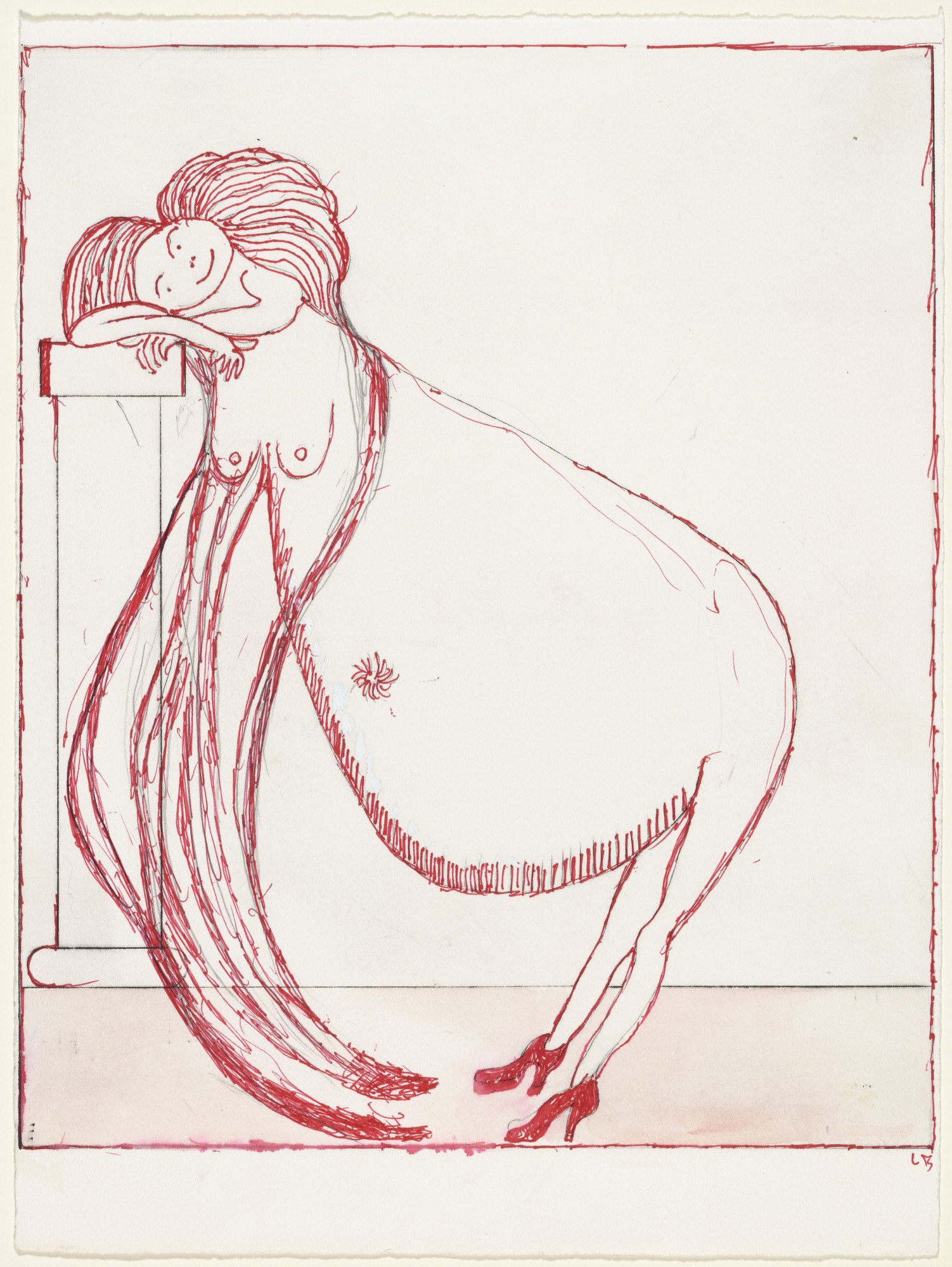 Louise Bourgeois. The Obese Woman, version 1 of 2, state I of VII