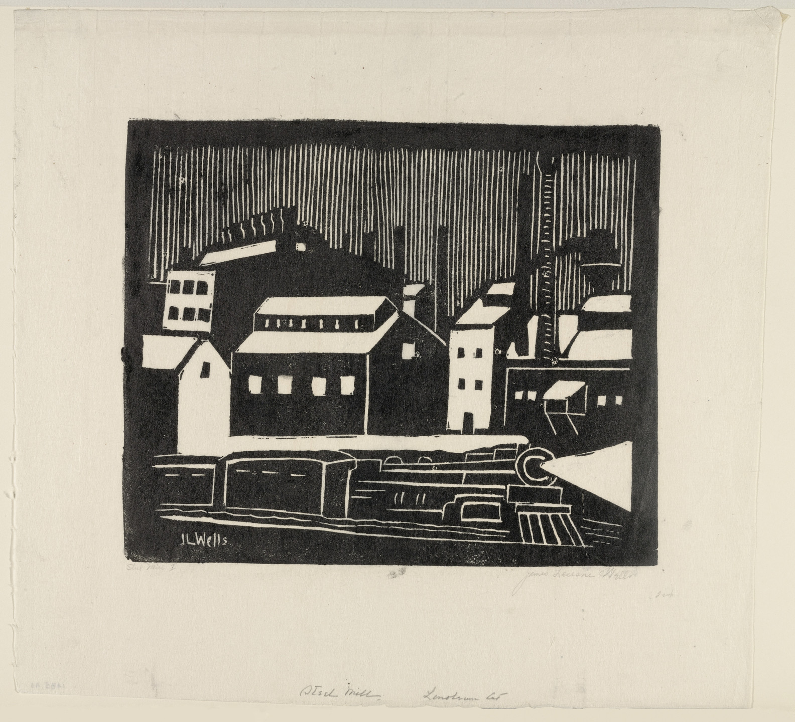 James Lesesne Wells. Steel Mill, I. 1930