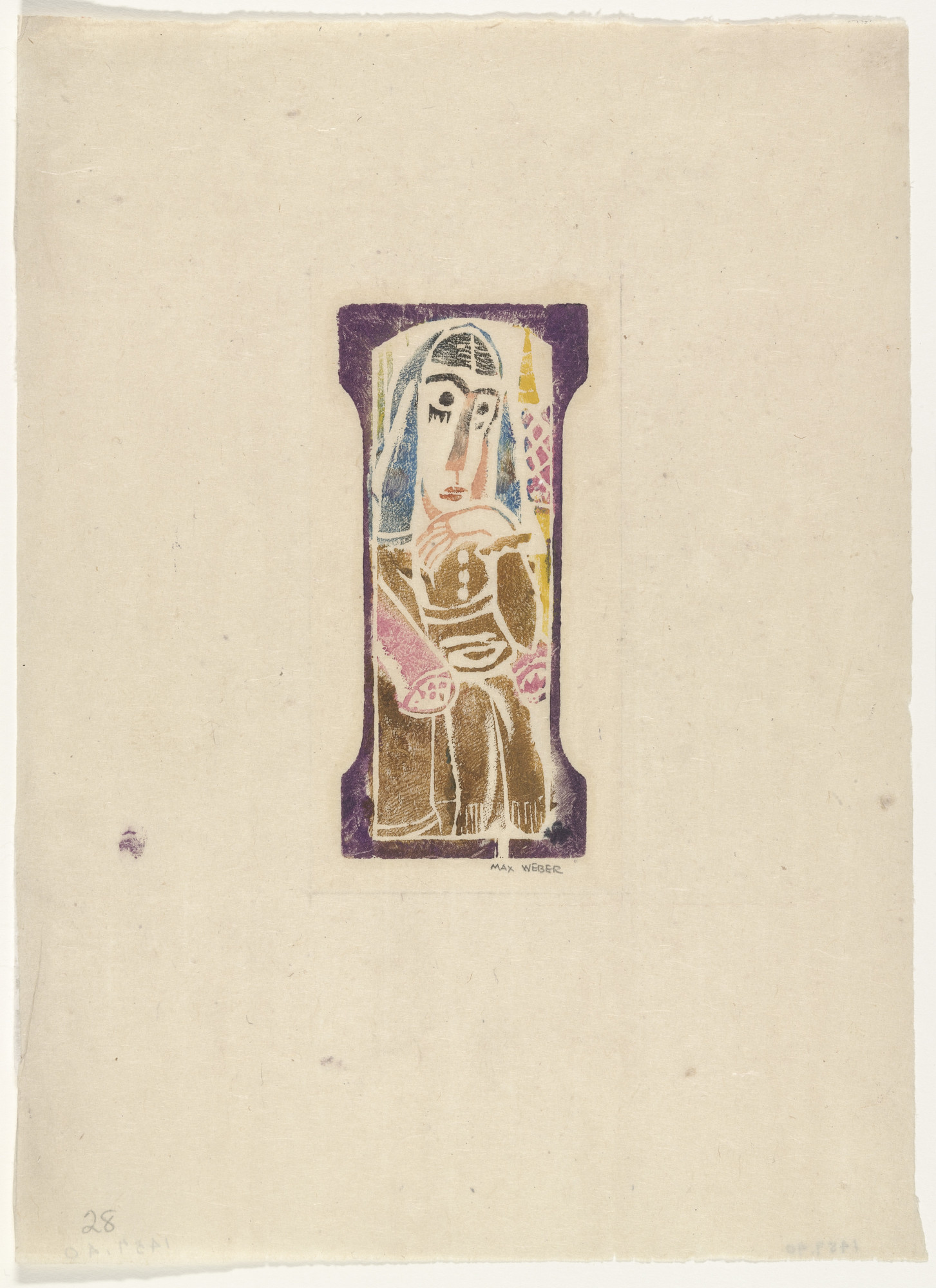 Max Weber. Seated Figure