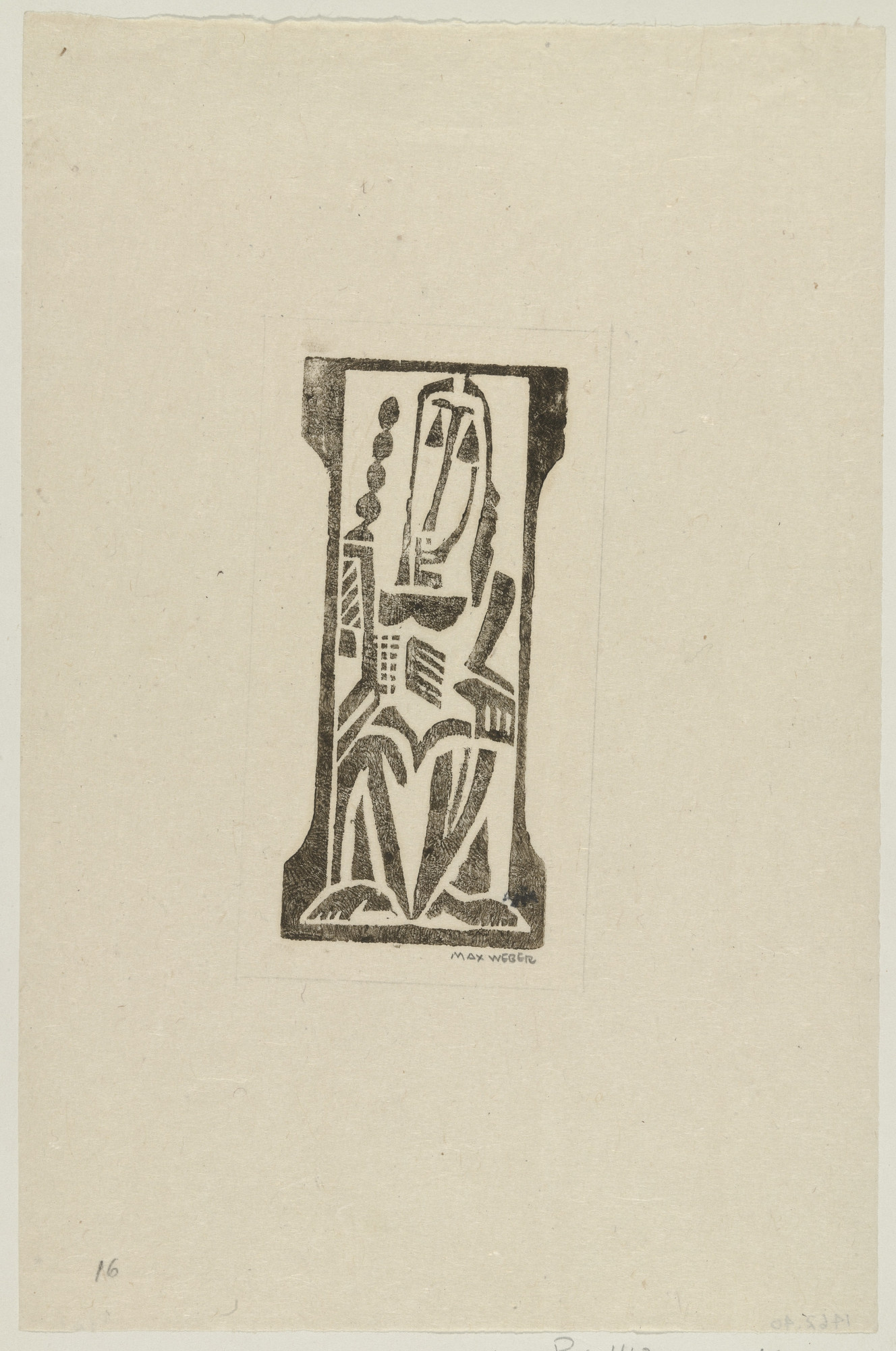 Max Weber. Seated Figure