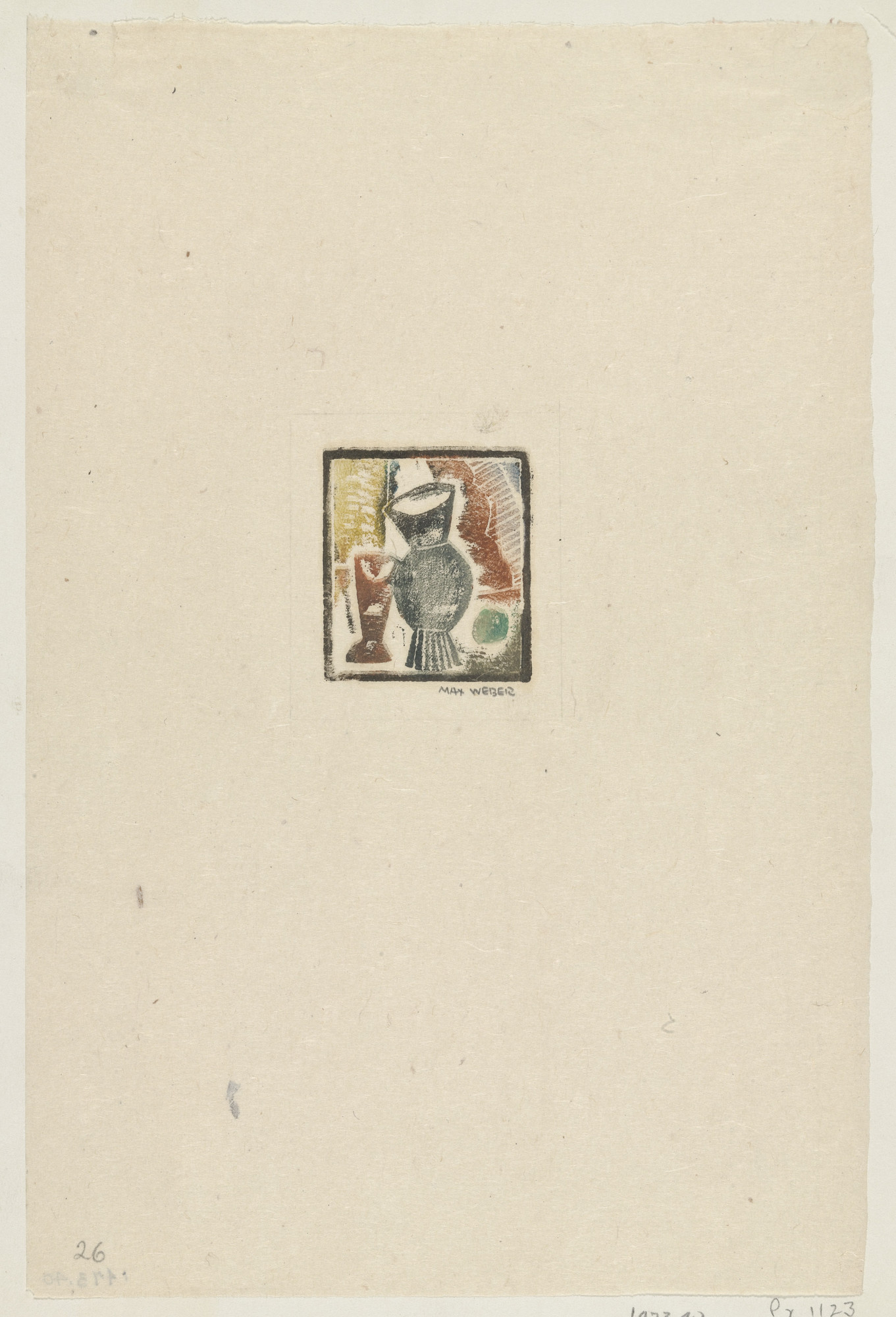 Max Weber. Still Life, Two Vases