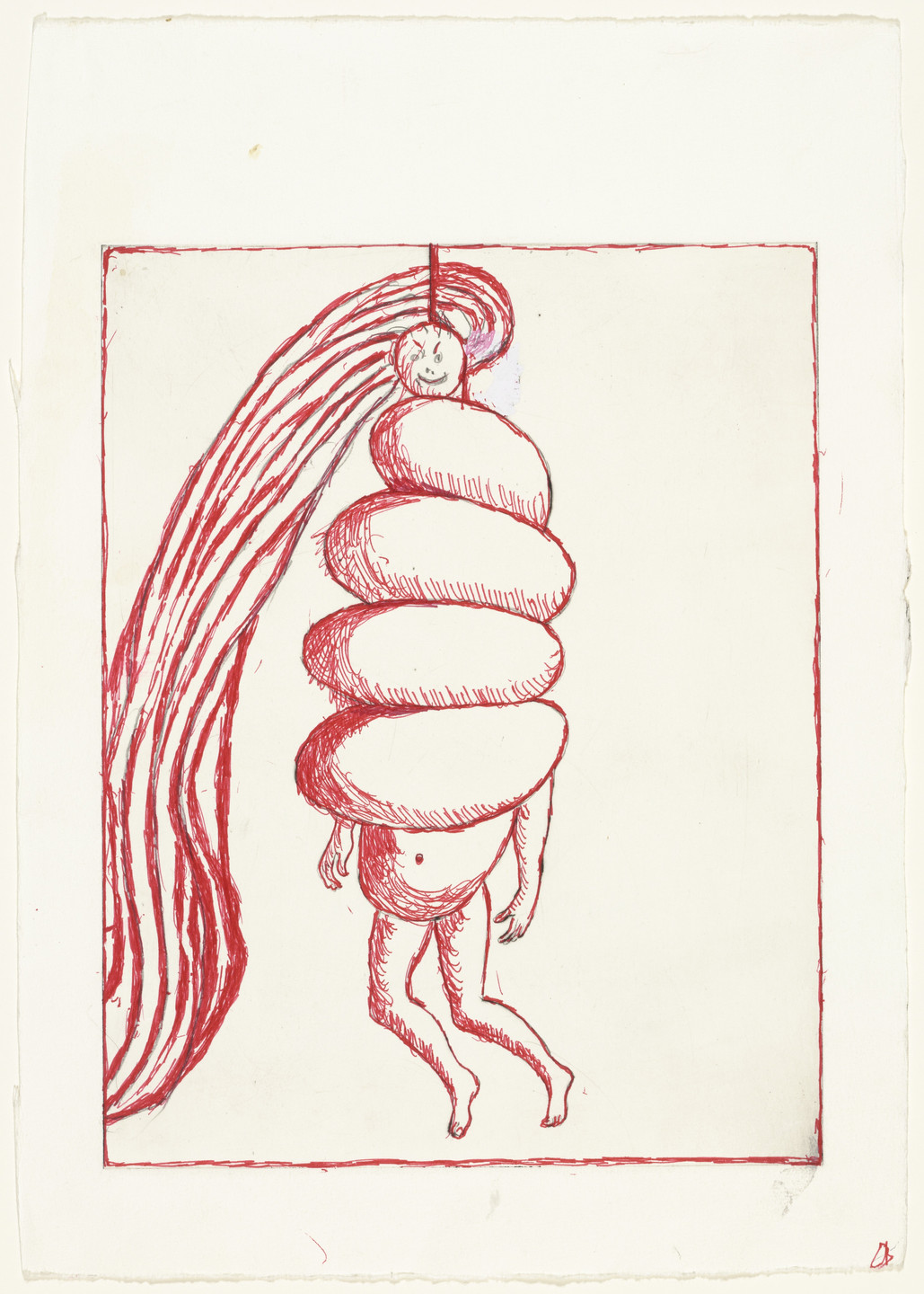 Louise Bourgeois. Spiral Woman, plate 2 of 7, from the portfolio, La Réparation. 2001