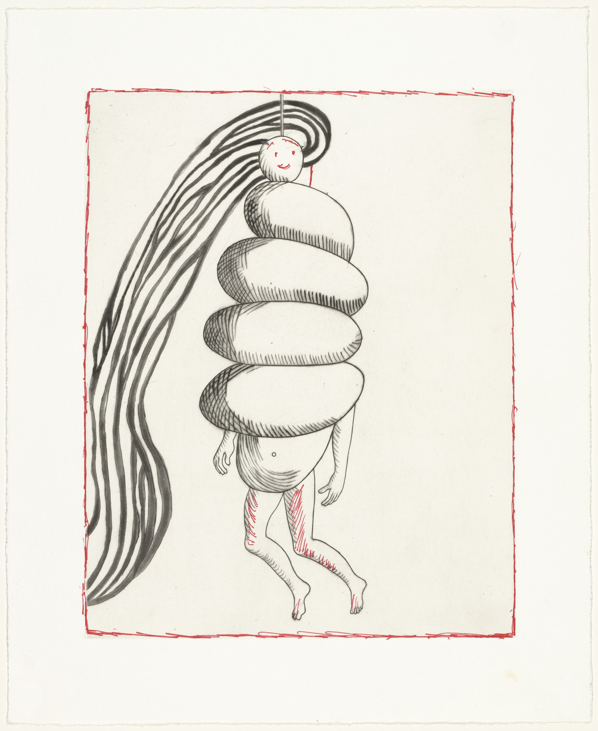 Louise Bourgeois. Spiral Woman, plate 2 of 7, from the portfolio, La Réparation. 2001
