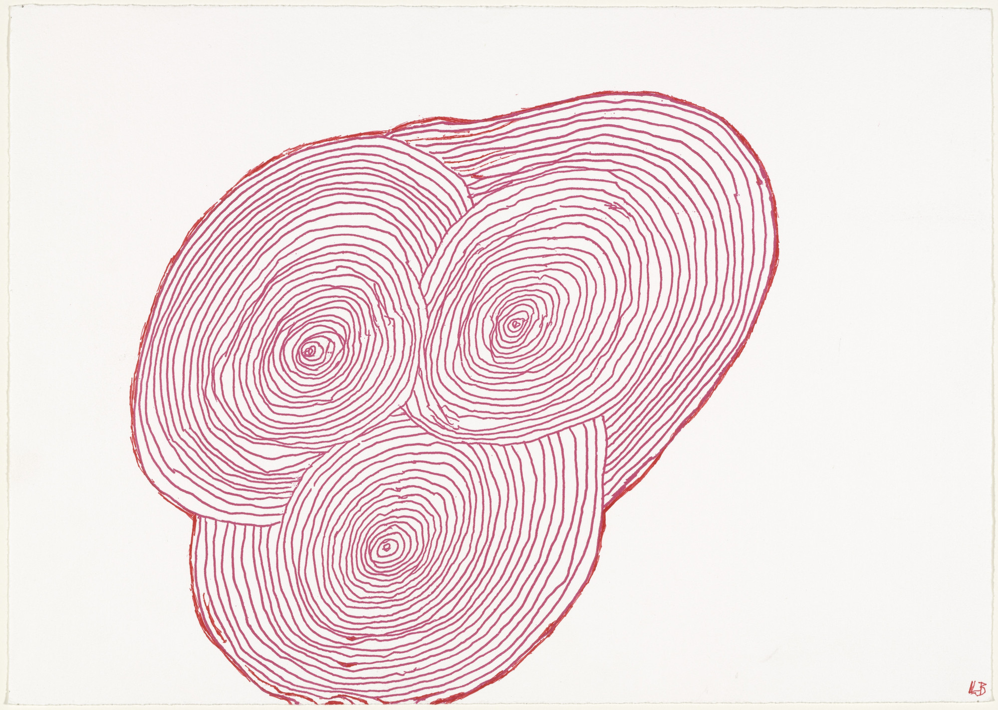 Louise Bourgeois. The Small Hours, no. 2 of 9, component A, only state, from the series, What Is the Shape of This Problem?
