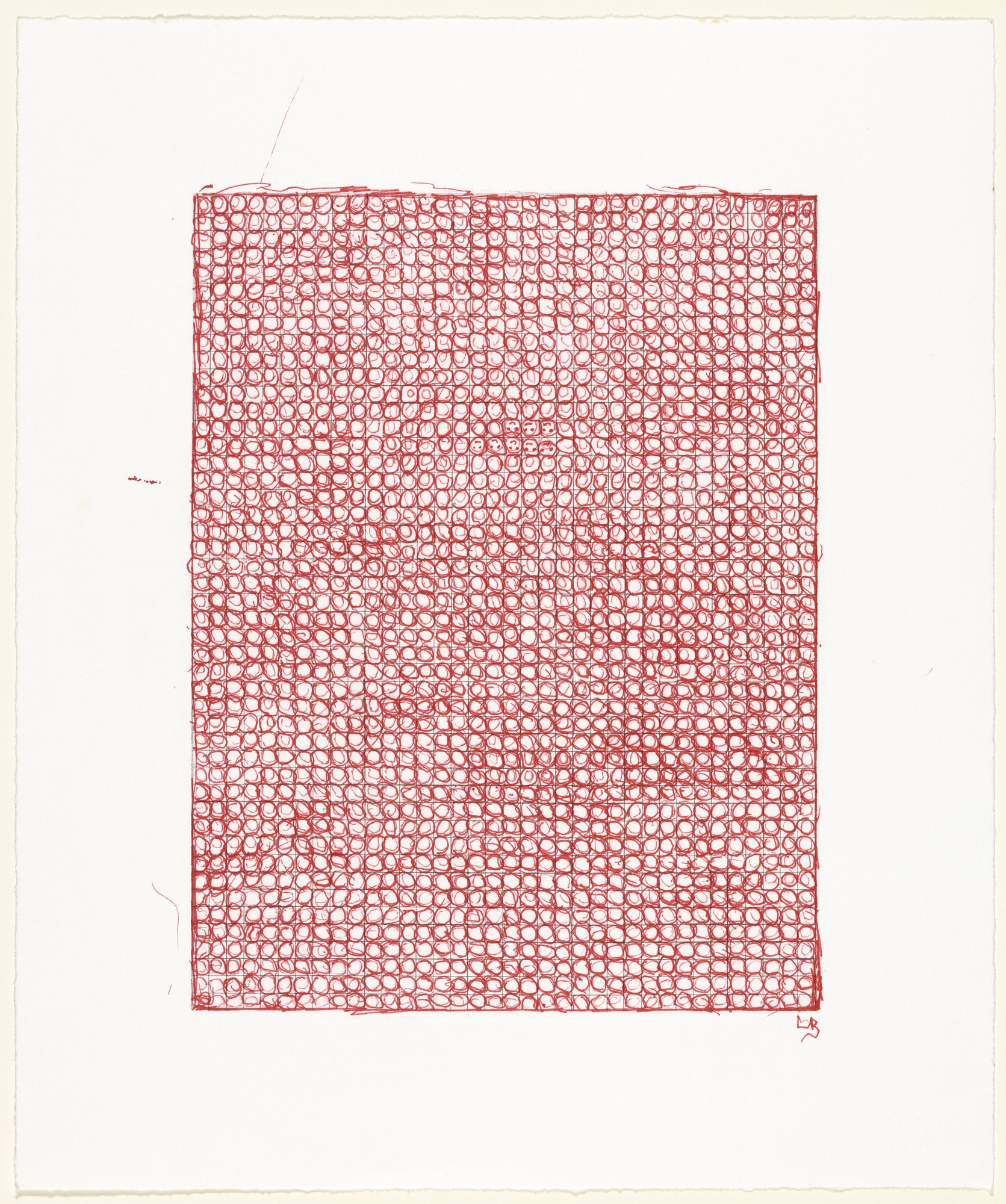 Louise Bourgeois. Untitled, version 1 of 2, state III of IV, variant
