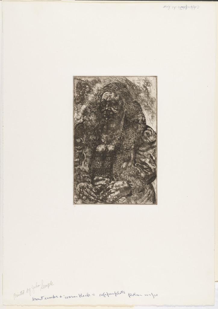 Woman in Black, second state