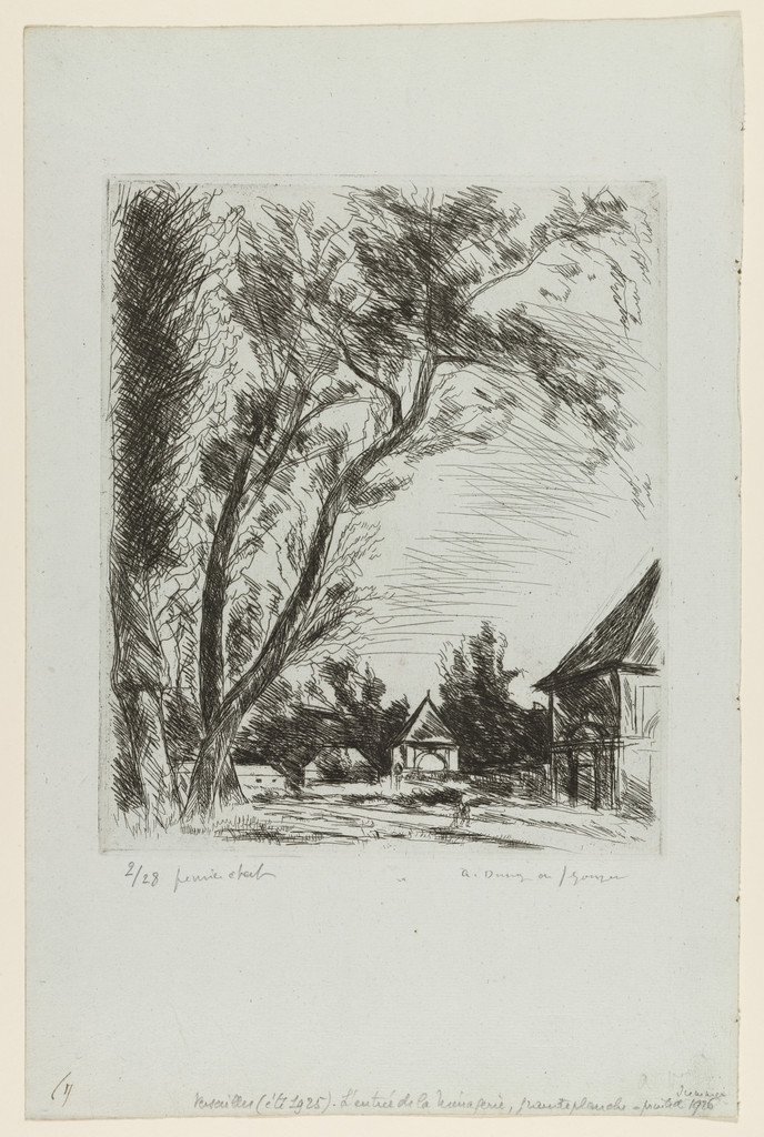 Entrance to the Menagerie, Versailles